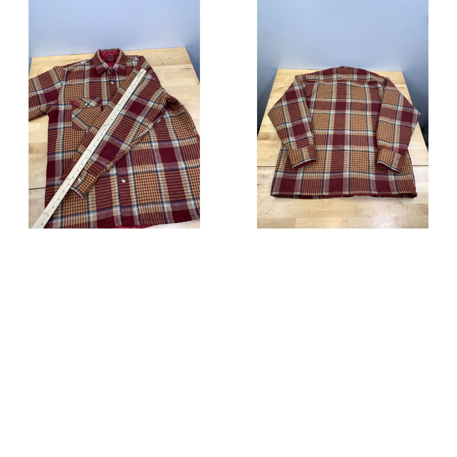 High Sierra VINTAGE High Sierra Shirt Jacket Shacket Mens M Red Flannel Plaid Lined Size US M / EU 48-50 / 2 - 8 Thumbnail