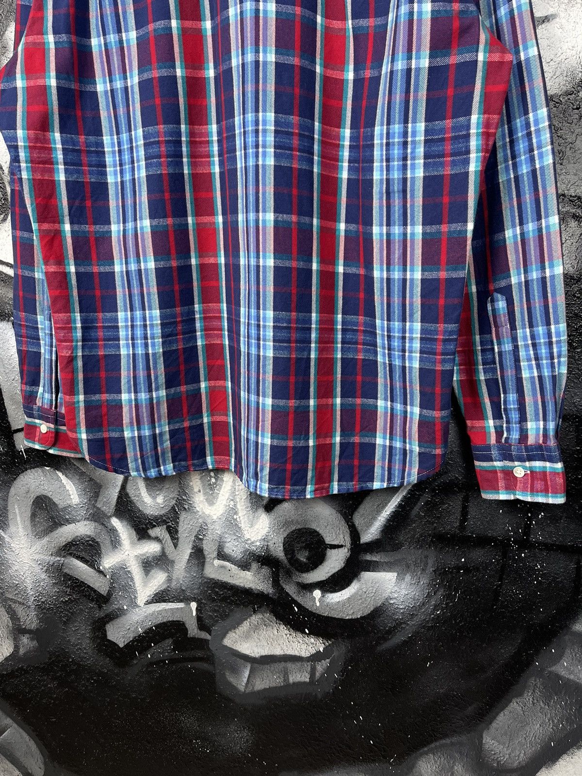 Psycho Bunny Psycho Bunny Single Needle Flannel Long Sleeve Shirt Men’s L Size US L / EU 52-54 / 3 - 7 Thumbnail
