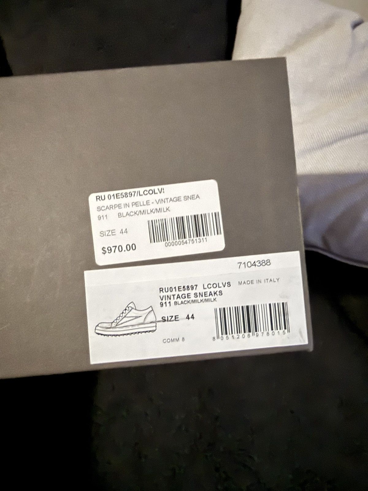 Rick Owens Rick Owens Scarpe In Pelle Vintage Sneaks Size US 10.5 / EU 43-44 - 5 Thumbnail
