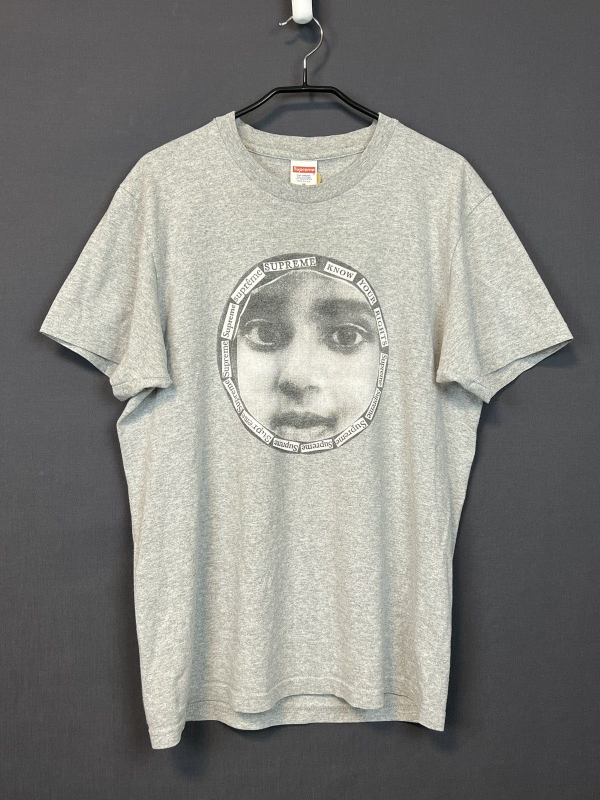 Vintage Supreme Know Your Rights Tee Grey Size M Size US M / EU 48-50 / 2 - 2 Thumbnail