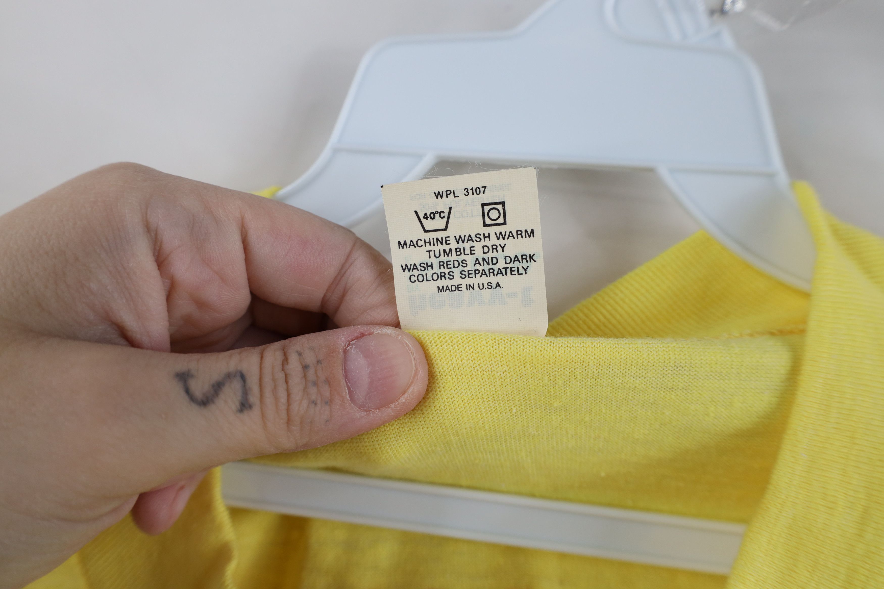 Vintage Vintage 70s Safety Truck Rodeo Trucker T-Shirt Yellow USA Size US XL / EU 56 / 4 - 8 Thumbnail