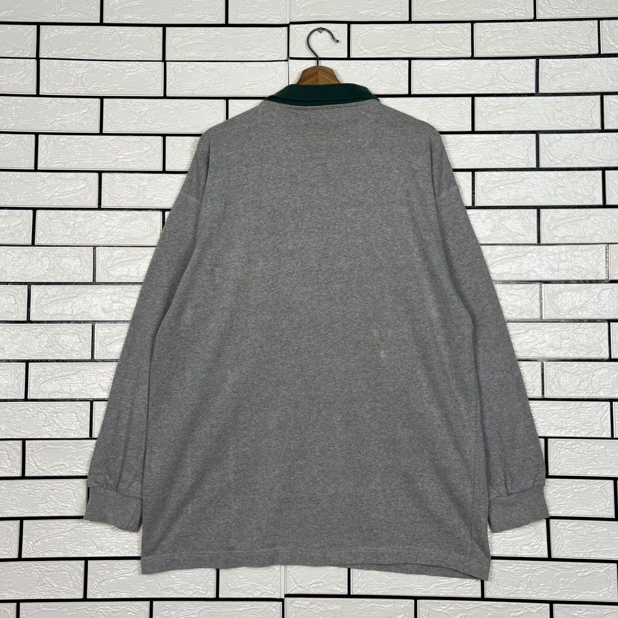Adidas Vintage 90's ADIDAS Big Logo Long Sleeve Polos #4029-C183 Size US M / EU 48-50 / 2 - 15 Thumbnail