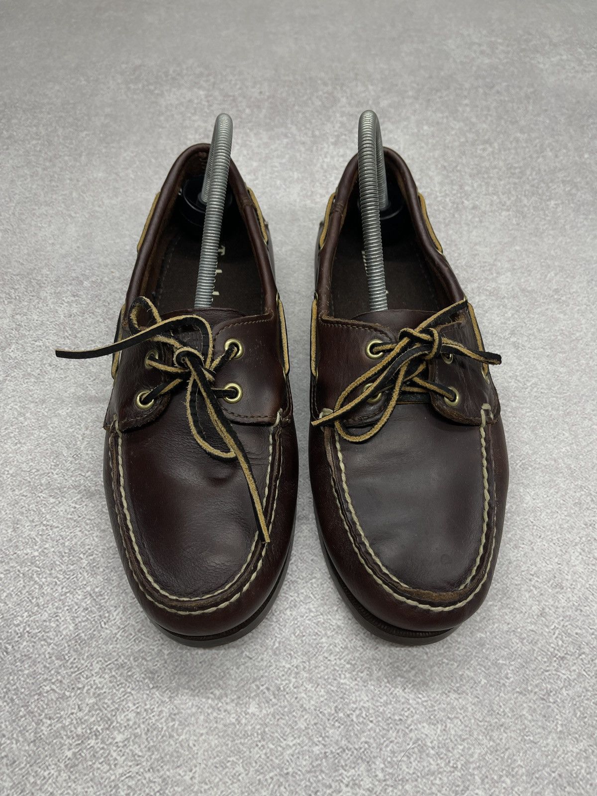 Timberland Mens Timberland 3 Leather Top Sider Low Boot Brown Size US 8.5 / EU 41-42 - 5 Thumbnail