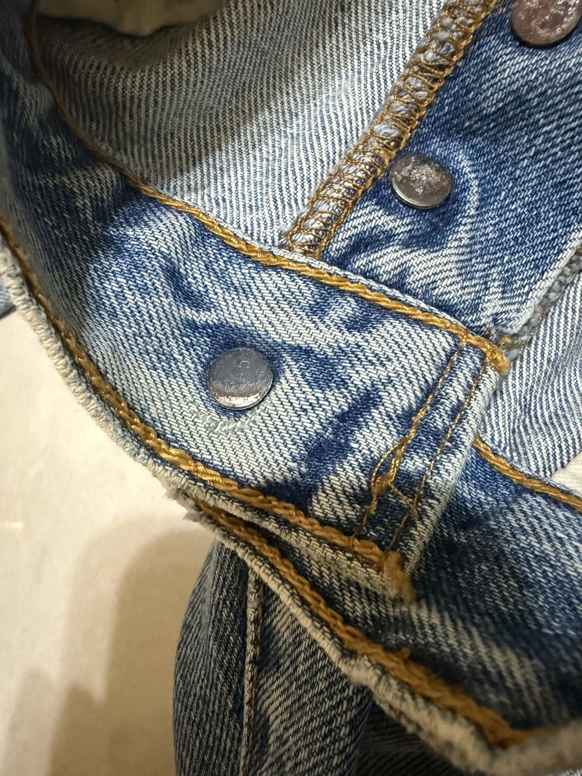 Levi's × Vintage Vintage 90s Levi's 501 Selvedge Made in USA Size US 28 / EU 44 - 5 Thumbnail