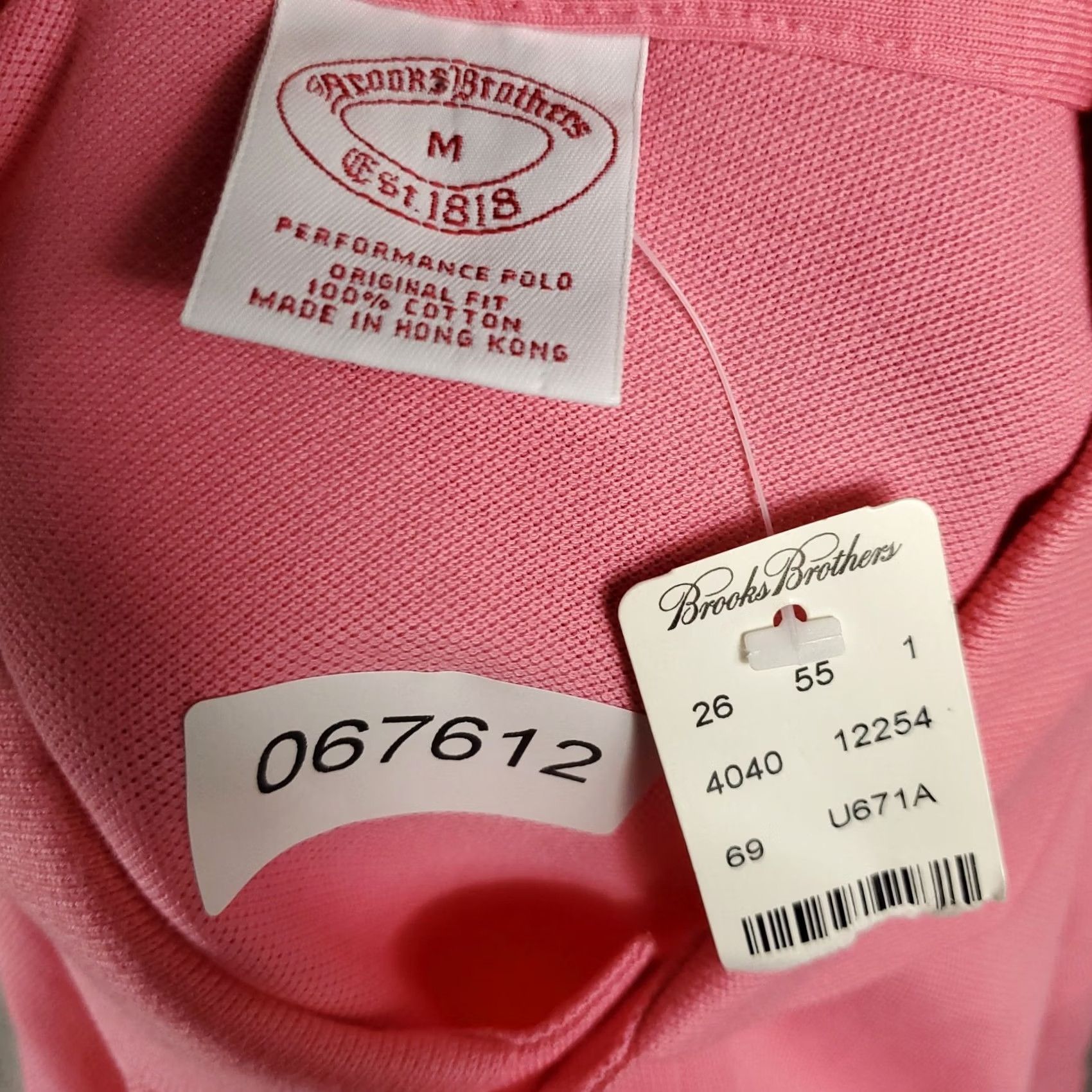 Brooks Brothers Brooks Brothers Polo Shirt Mens Size Medium Pink Regular Fit Short Sleeve NWT Size US M / EU 48-50 / 2 - 5 Thumbnail