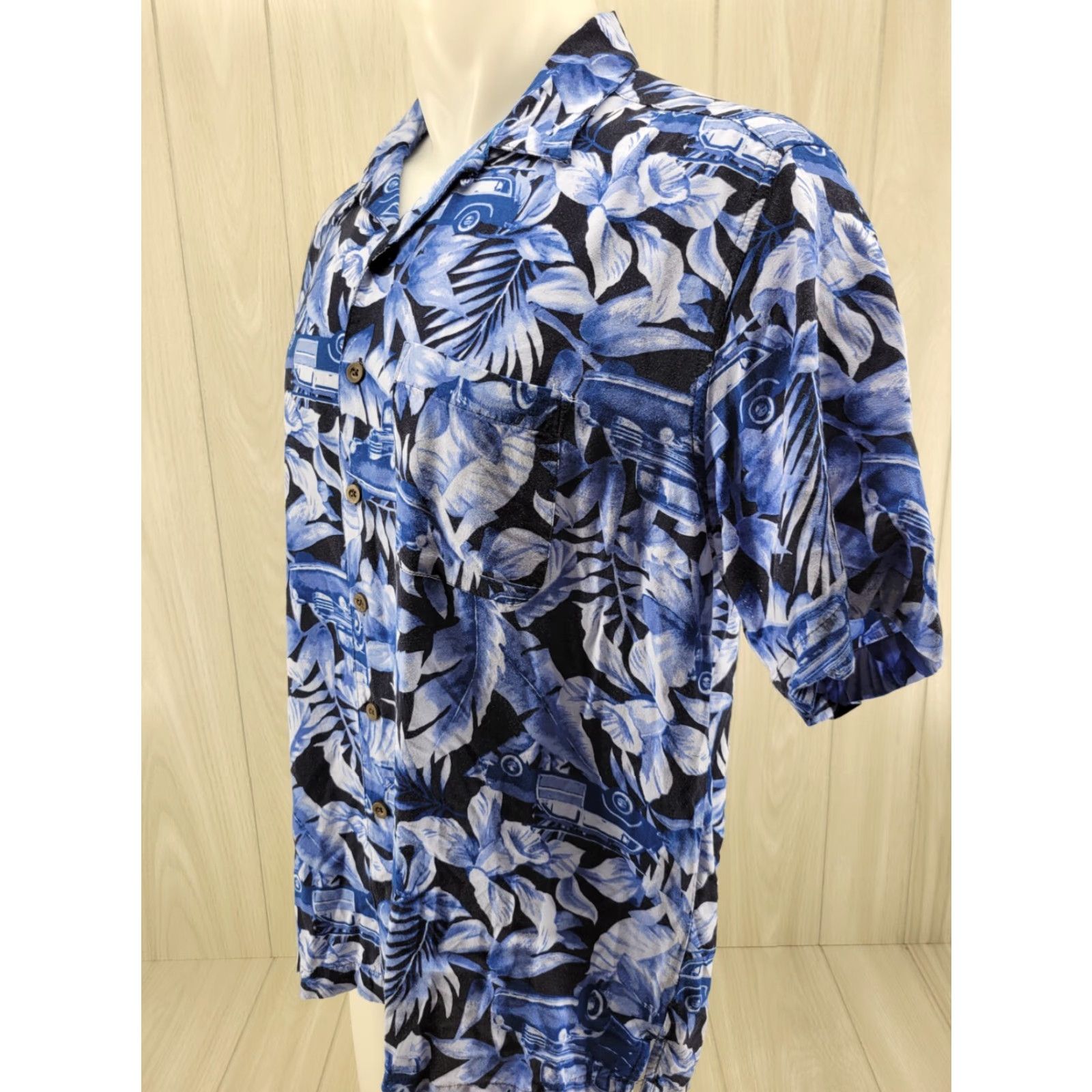 Panama Jack VINTAGE Panama Jack Hawaiian Surfboard Woody Station Wagon Men’s L Surf Button Up Shirt Panama Jack Size US L / EU 52-54 / 3 - 2 Thumbnail