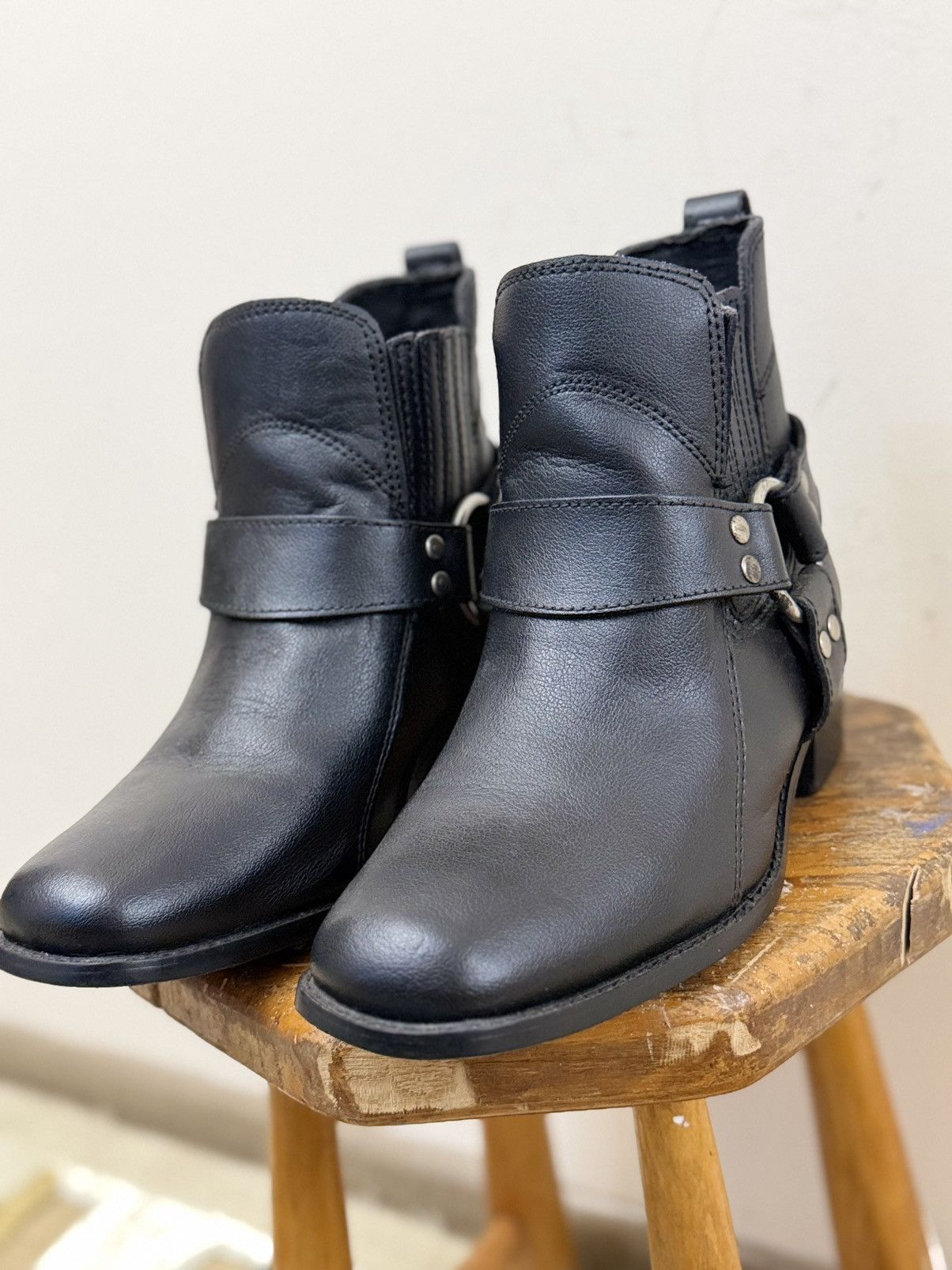 Vintage Cowboy Vestern Guidi Vibe leather biker style boots y2k Size US 10 / EU 43 - 10 Thumbnail
