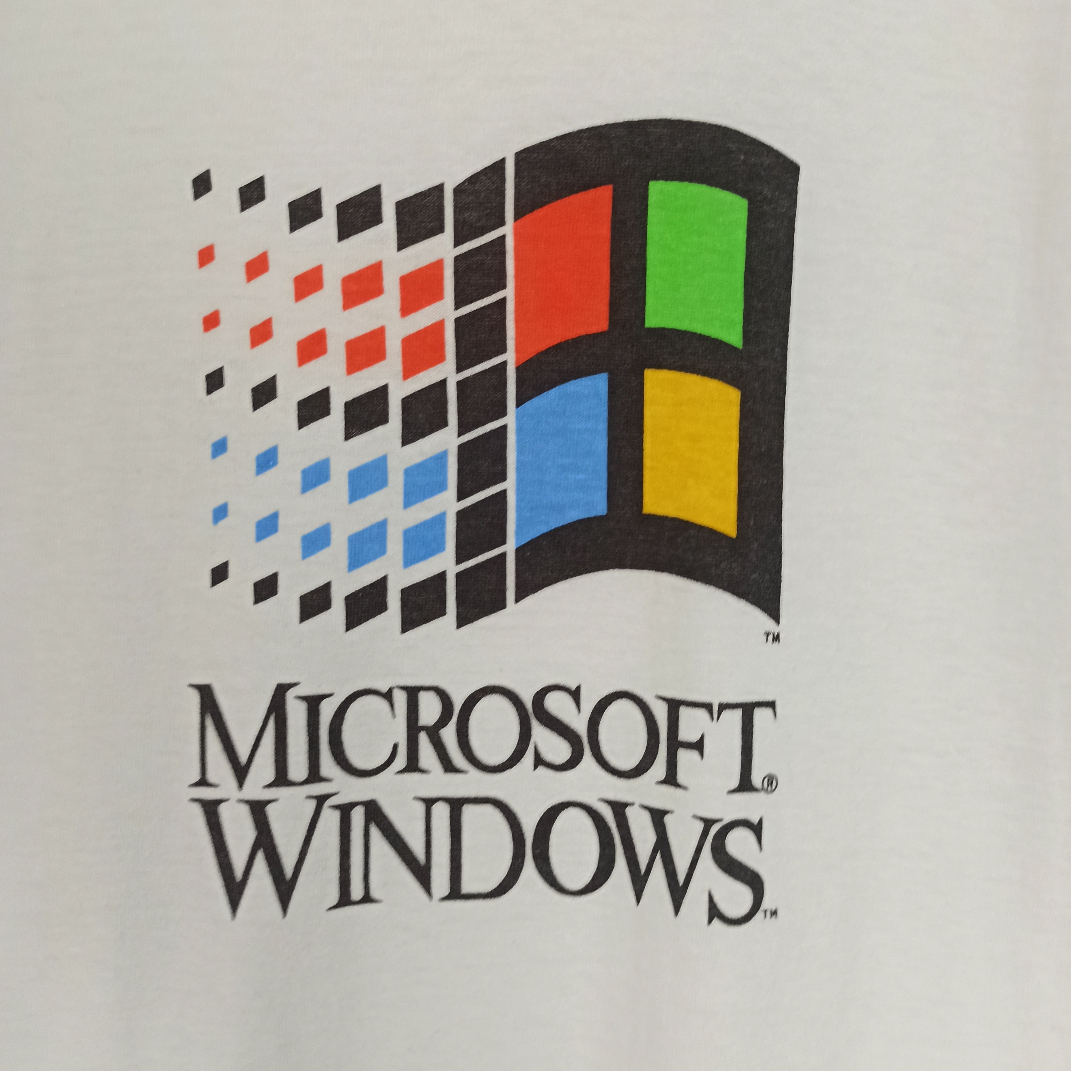Microsoft Vintage 90s Japan Microsoft Windows Promo Tshirt Size US M / EU 48-50 / 2 - 3 Thumbnail
