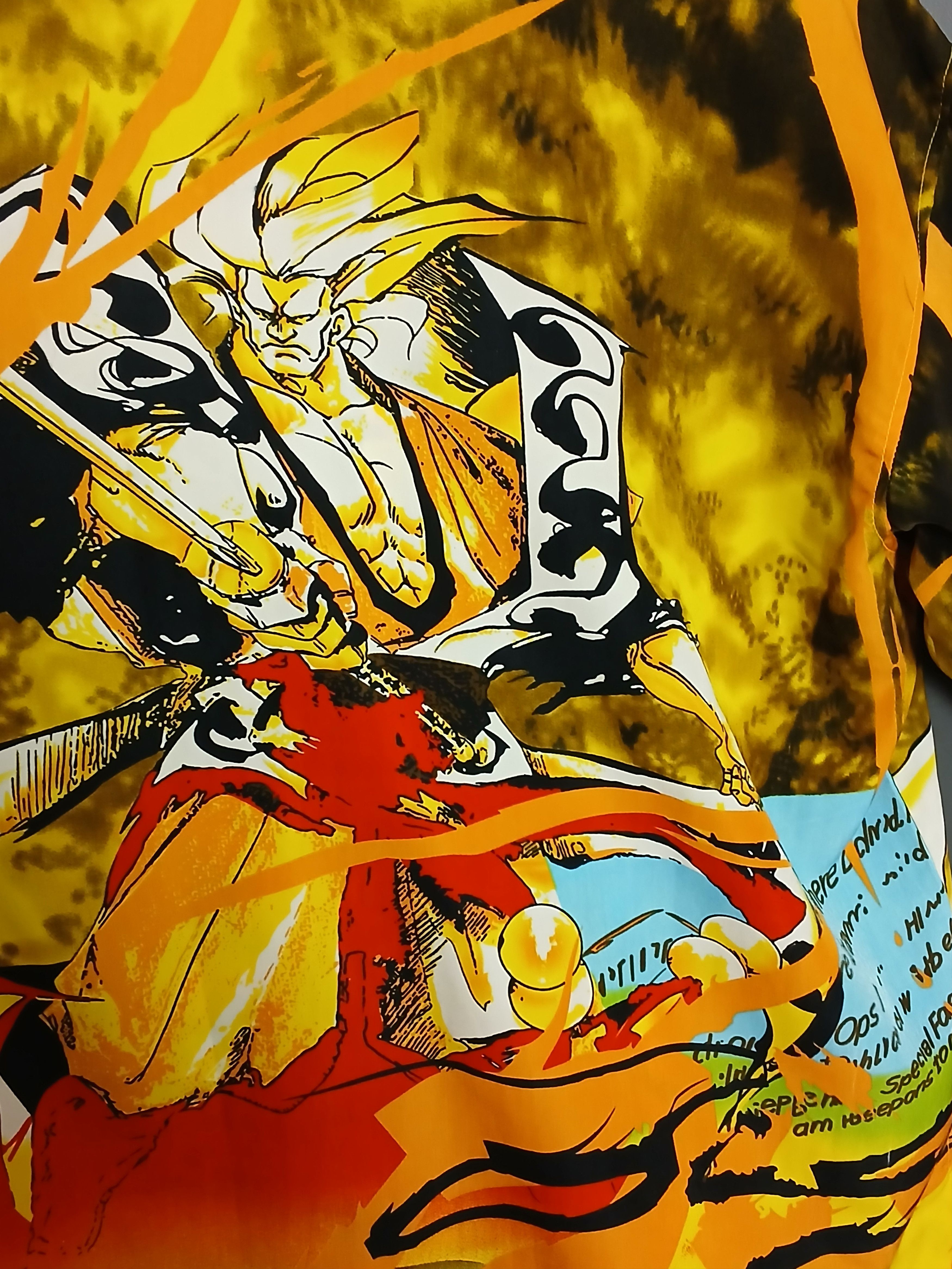 Japanese Brand Sukajan Warrior All Over Print Shirt Size US XL / EU 56 / 4 - 3 Thumbnail