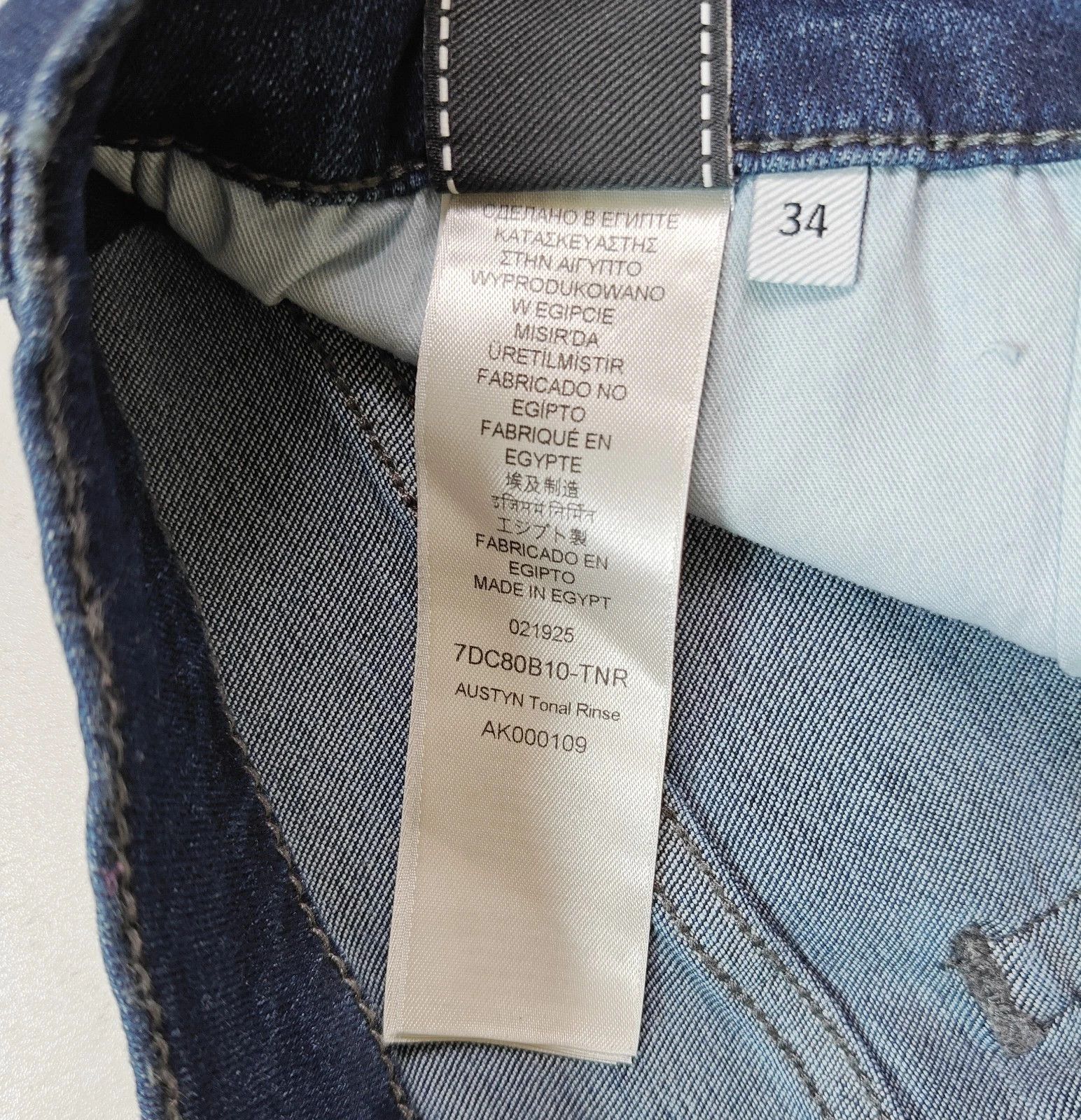 7 For All Mankind 7 For All ManKind AUSTYN Tonal Rinse JEANS T / 6030 Size US 34 / EU 50 - 9 Thumbnail