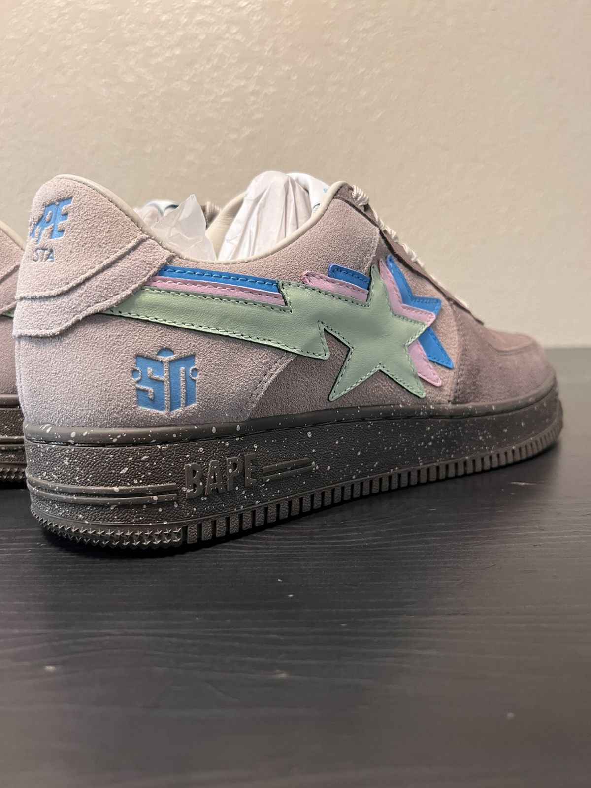 Bape A Bathing Ape BAPE STA x Sneaker News “Night” Size 10 Size US 10 / EU 43 - 4 Thumbnail