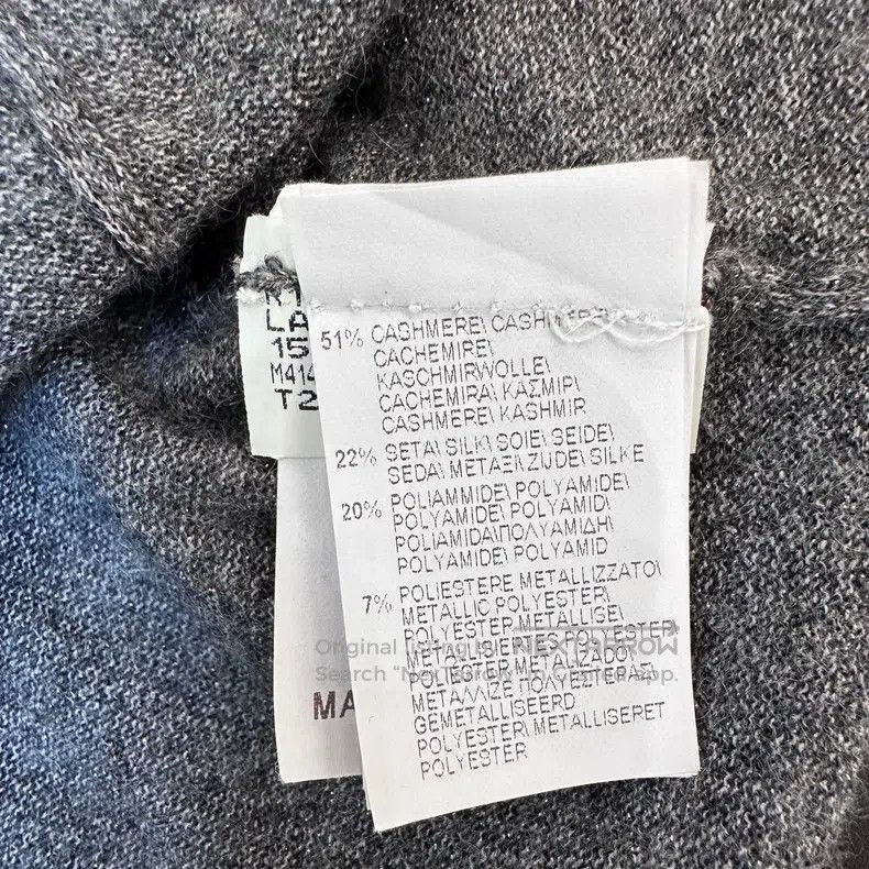Brunello Cucinelli Brunello Cucinelli Dark gray V-neck knitted sweater Size L / US 10 / IT 46 - 4 Thumbnail