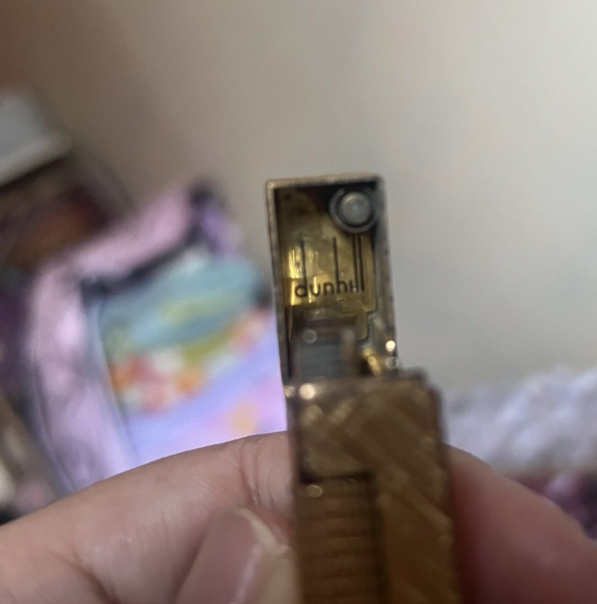Alfred Dunhill Vintage Dunhill Rollagas Overhauled Lighter Florentine Gold Size ONE SIZE - 6 Thumbnail