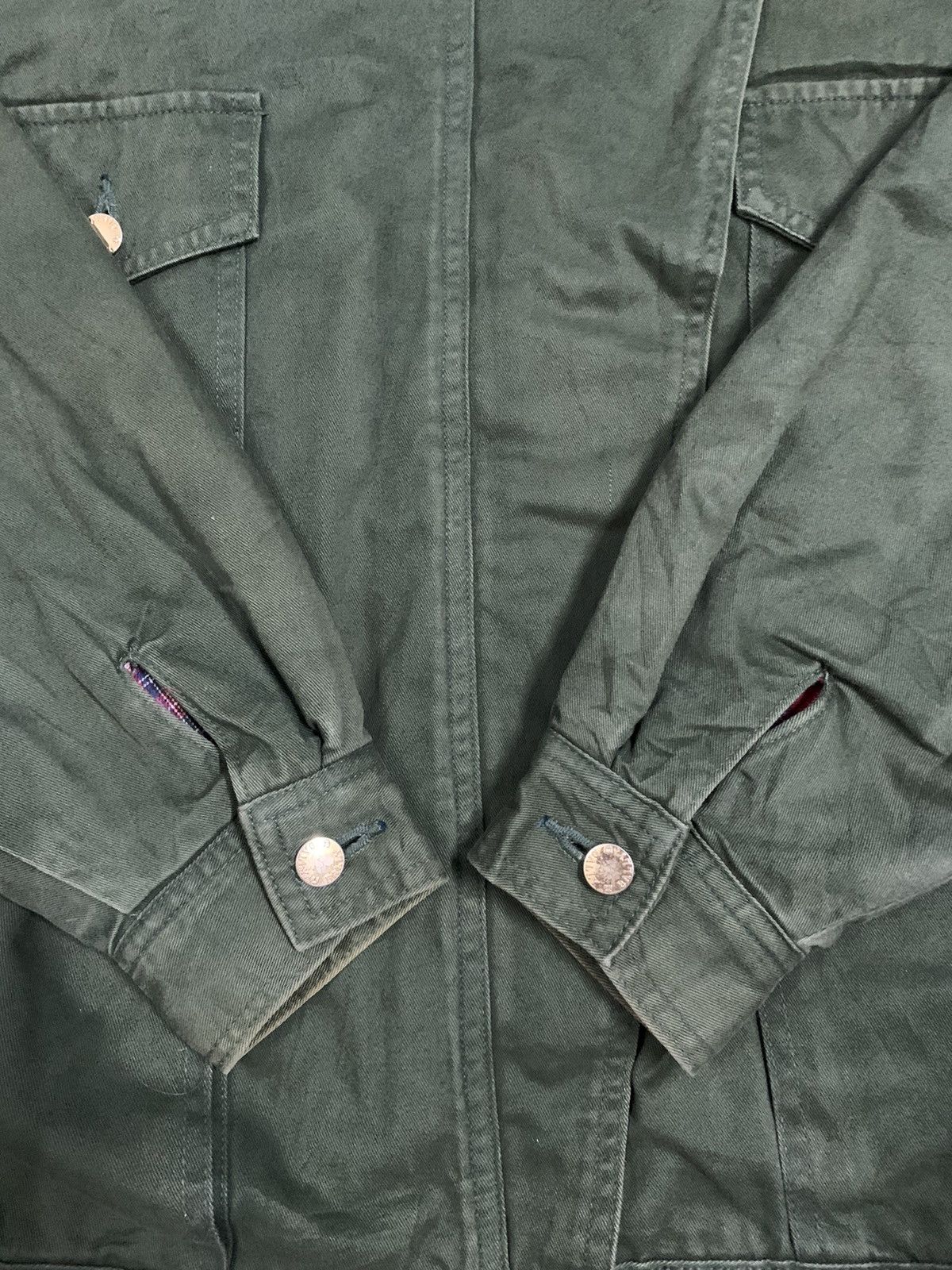 Bally Vintage Bally Canvas Tactical Air Force Army Bomber Jacket Size US M / EU 48-50 / 2 - 12 Thumbnail