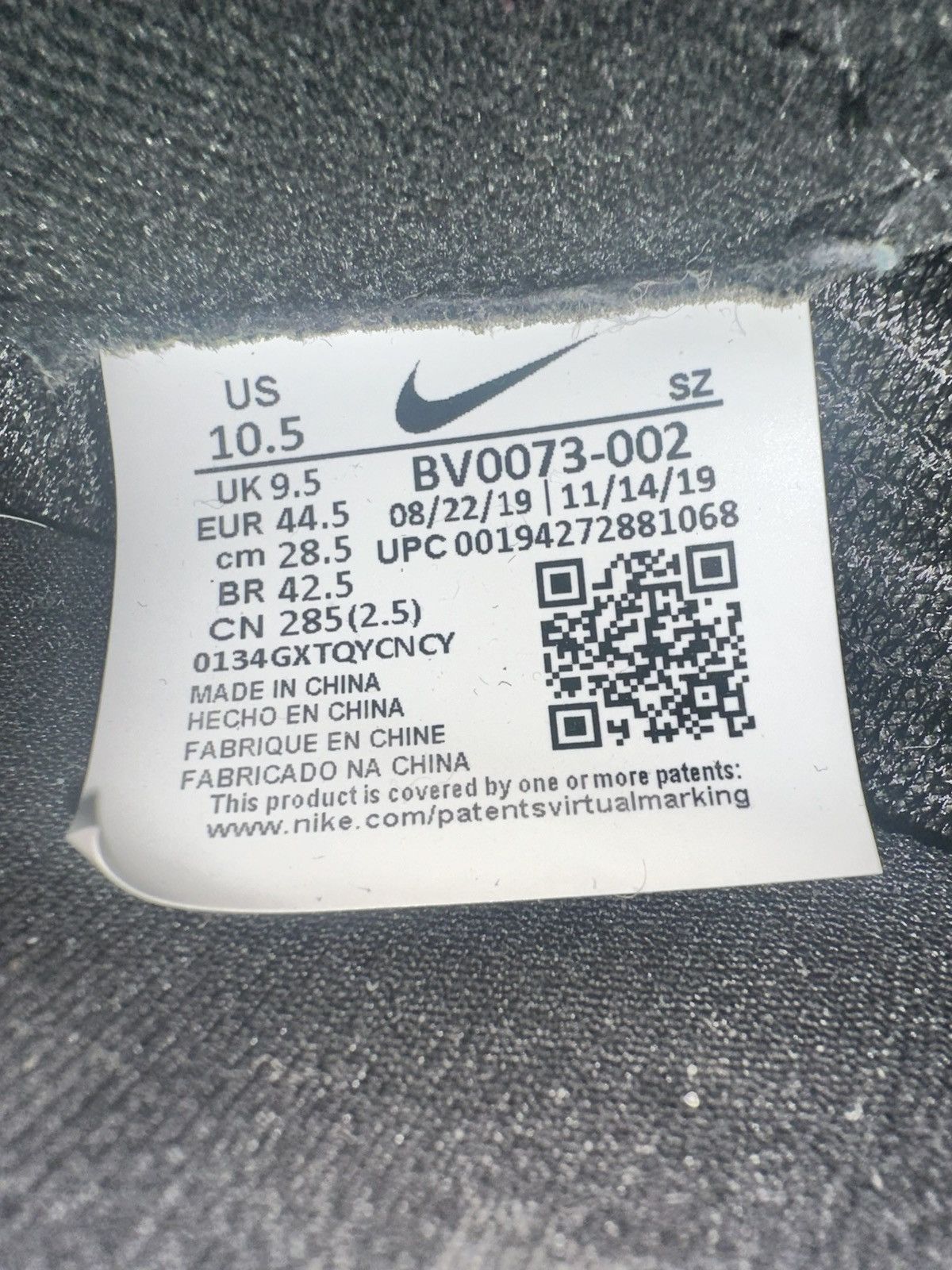Nike × Sacai sacai x Nike LDWaffle 'Black Nylon' Size US 10.5 / EU 43-44 - 9 Thumbnail