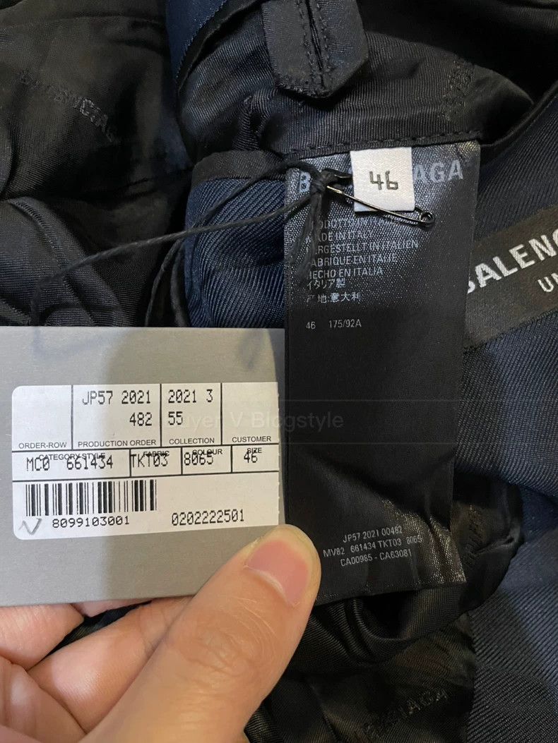 Balenciaga Balenciaga Retro Distressed Slim Fit Blazer Jacket Size US S / EU 44-46 / 1 - 5 Thumbnail