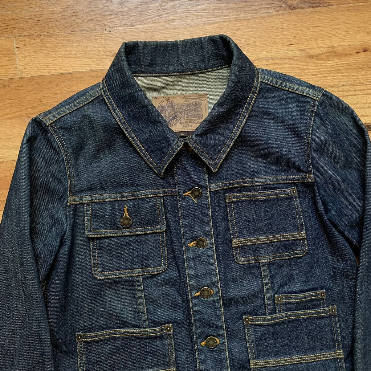 Louis Vuitton × Marc Jacobs SS2006 Cargo Dark Wash Denim Jacket Size M / US 6-8 / IT 42-44 - 2 Thumbnail