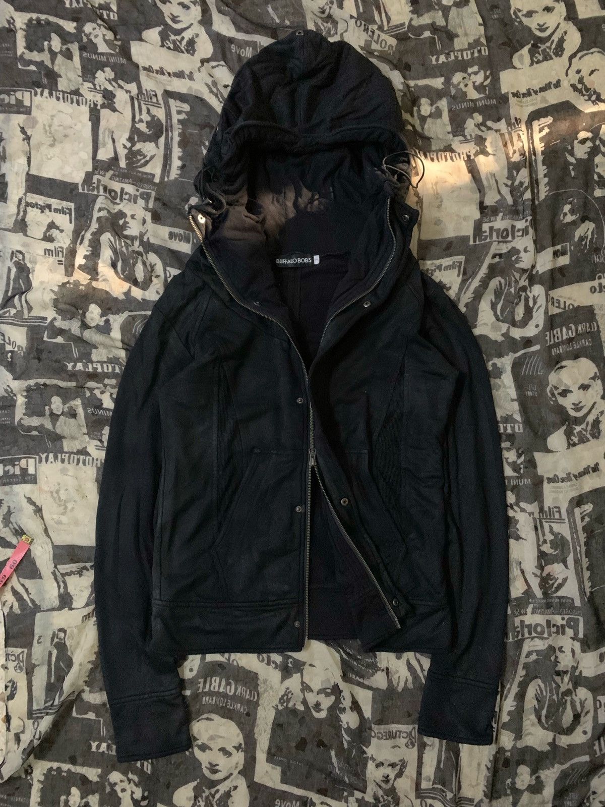 BUFFALO BOBS 💥Asymmetrical Buffalo Bobs Waxed Hoodie Jacket Size US S / EU 44-46 / 1 - 1 Thumbnail