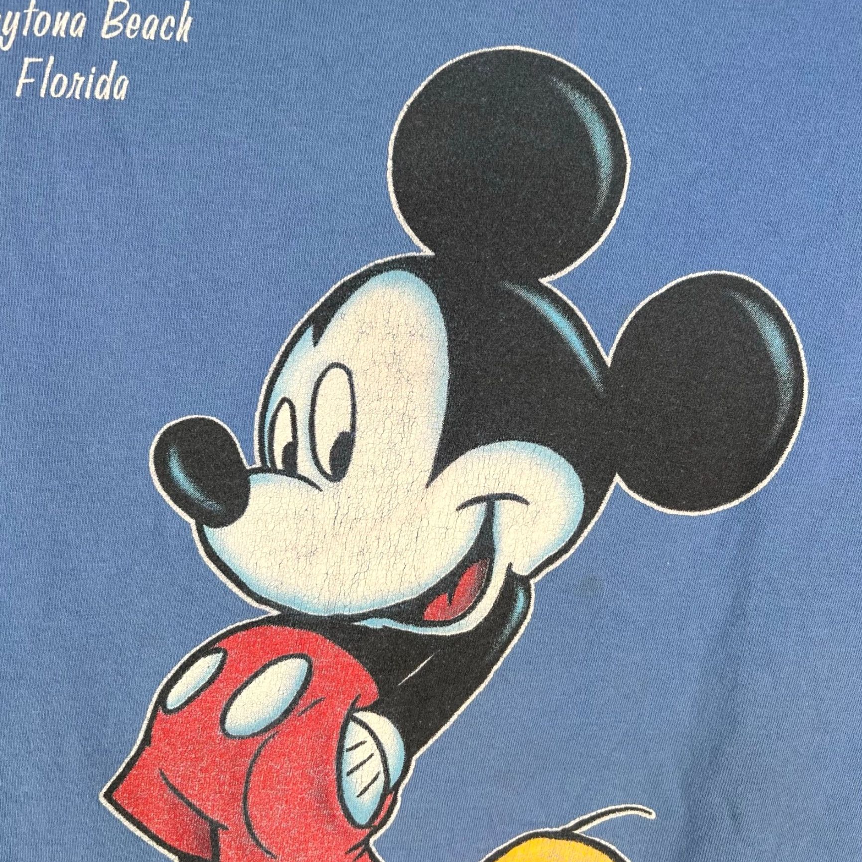 Disney Mickey Mouse Unlimited Shirt Adult M Blue Daytona Beach Mens Shirt Size US M / EU 48-50 / 2 - 4 Thumbnail