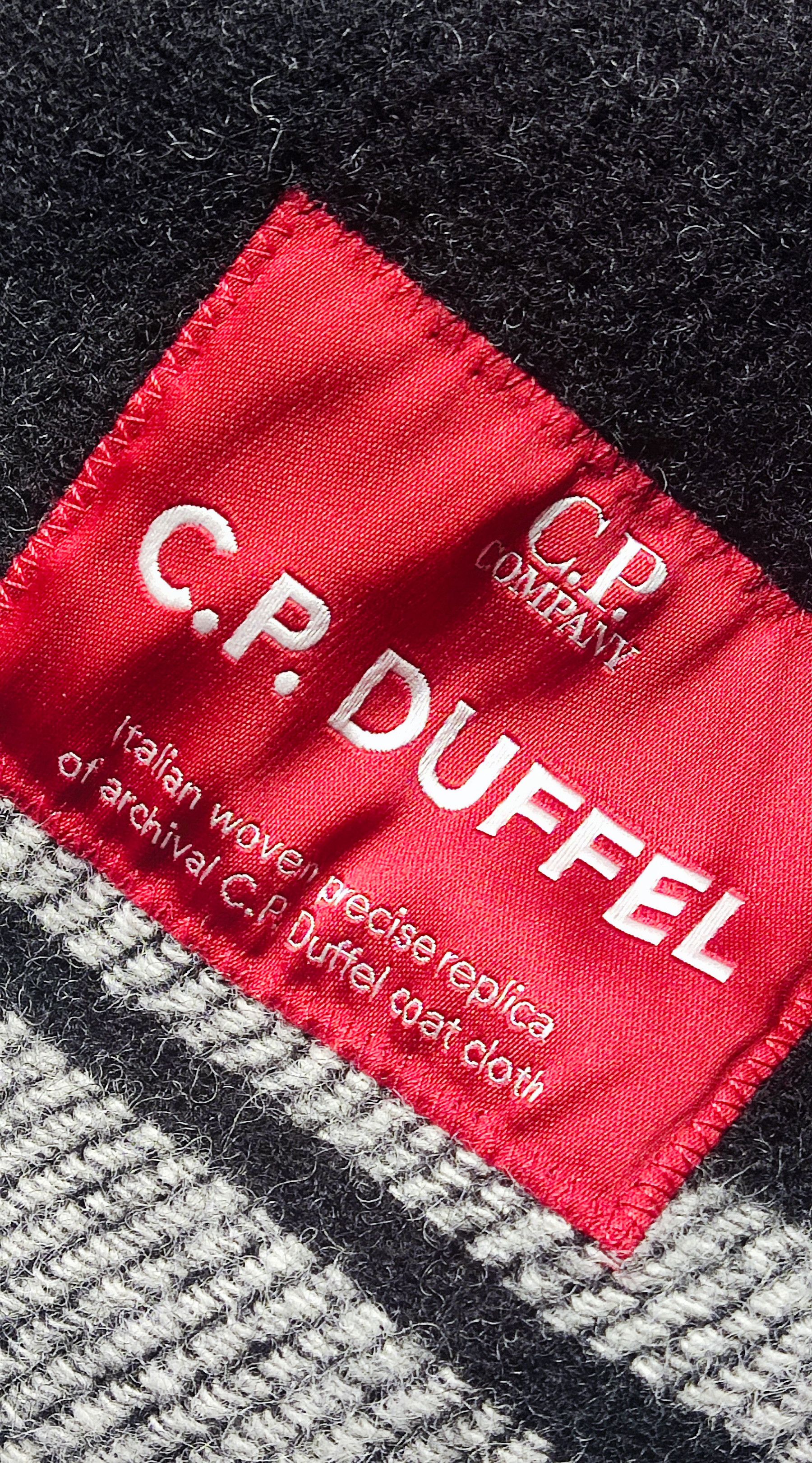 C.P. Company C.P. COMPANY Duffel Jacquard Striped Woolen Coat Size US M / EU 48-50 / 2 - 12 Thumbnail