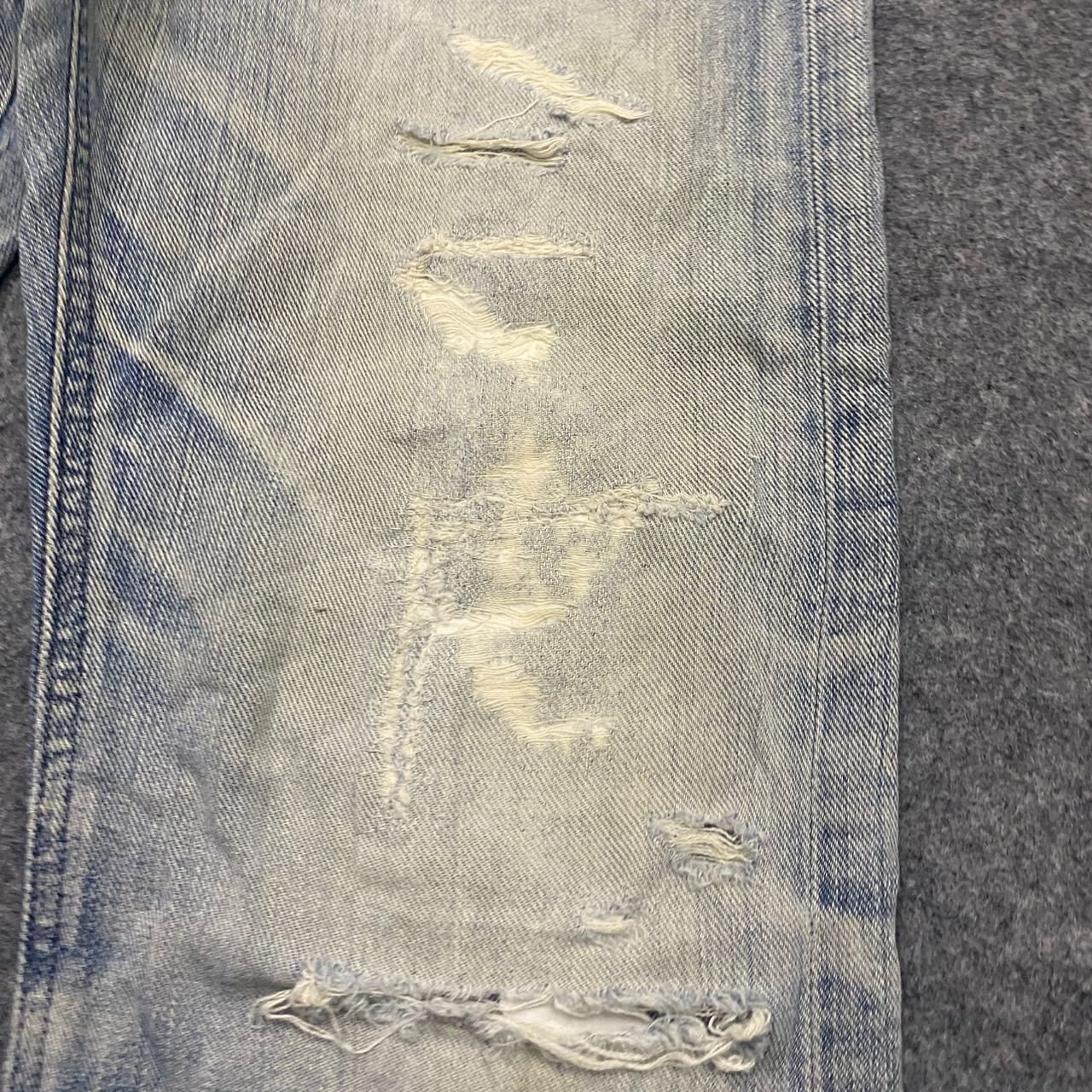 Lee 💥Vintage Lee Riders Balenciaga Distressed Denim Size US 32 / EU 48 - 12 Thumbnail