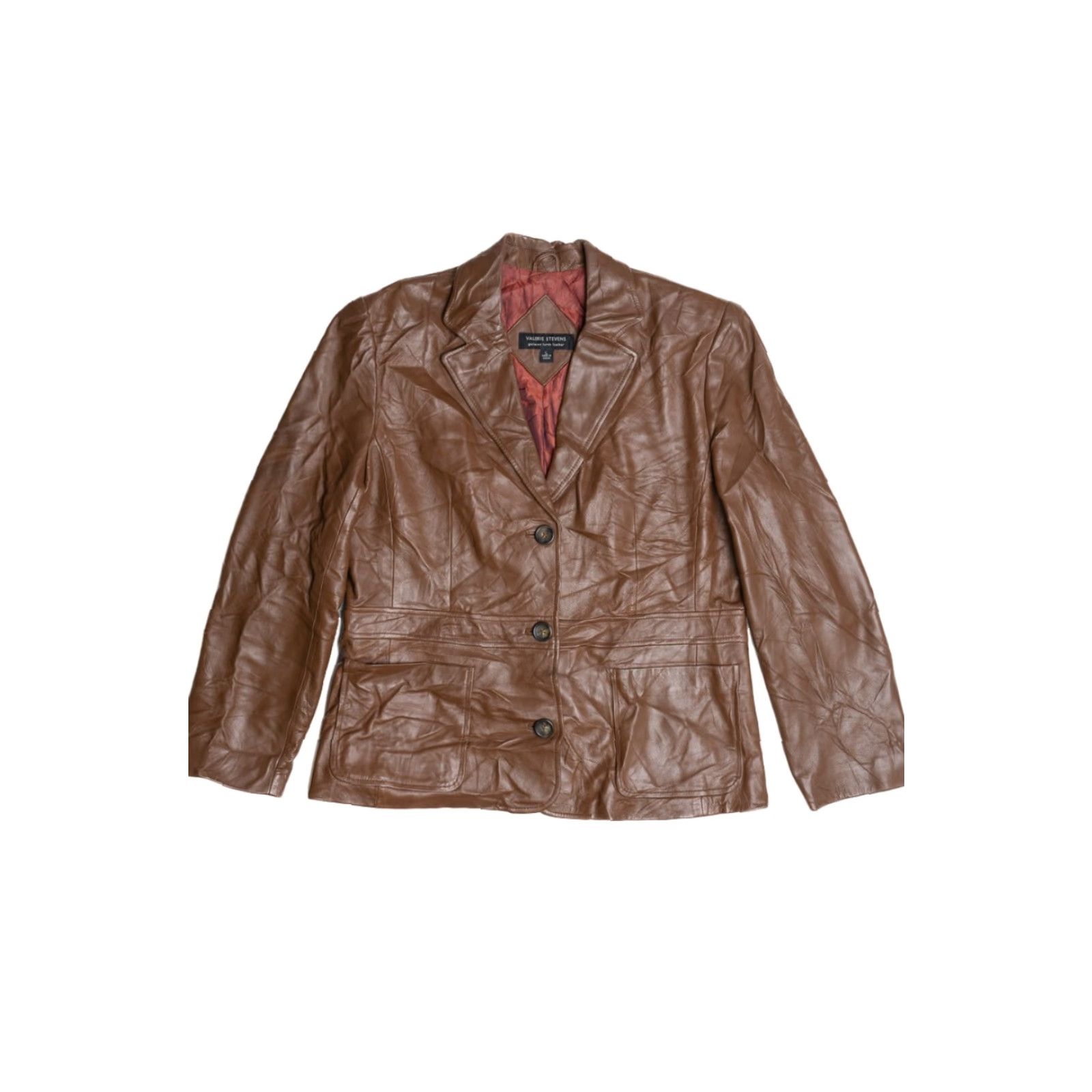 Vintage Vintage Valerie Stevens Genuine Lamb Leather Large Brown Jacket User: Vintage Valerie Stevens Genuine Lamb Leather Large Brown Jacket Size US L / EU 52-54 / 3 - 2 Thumbnail