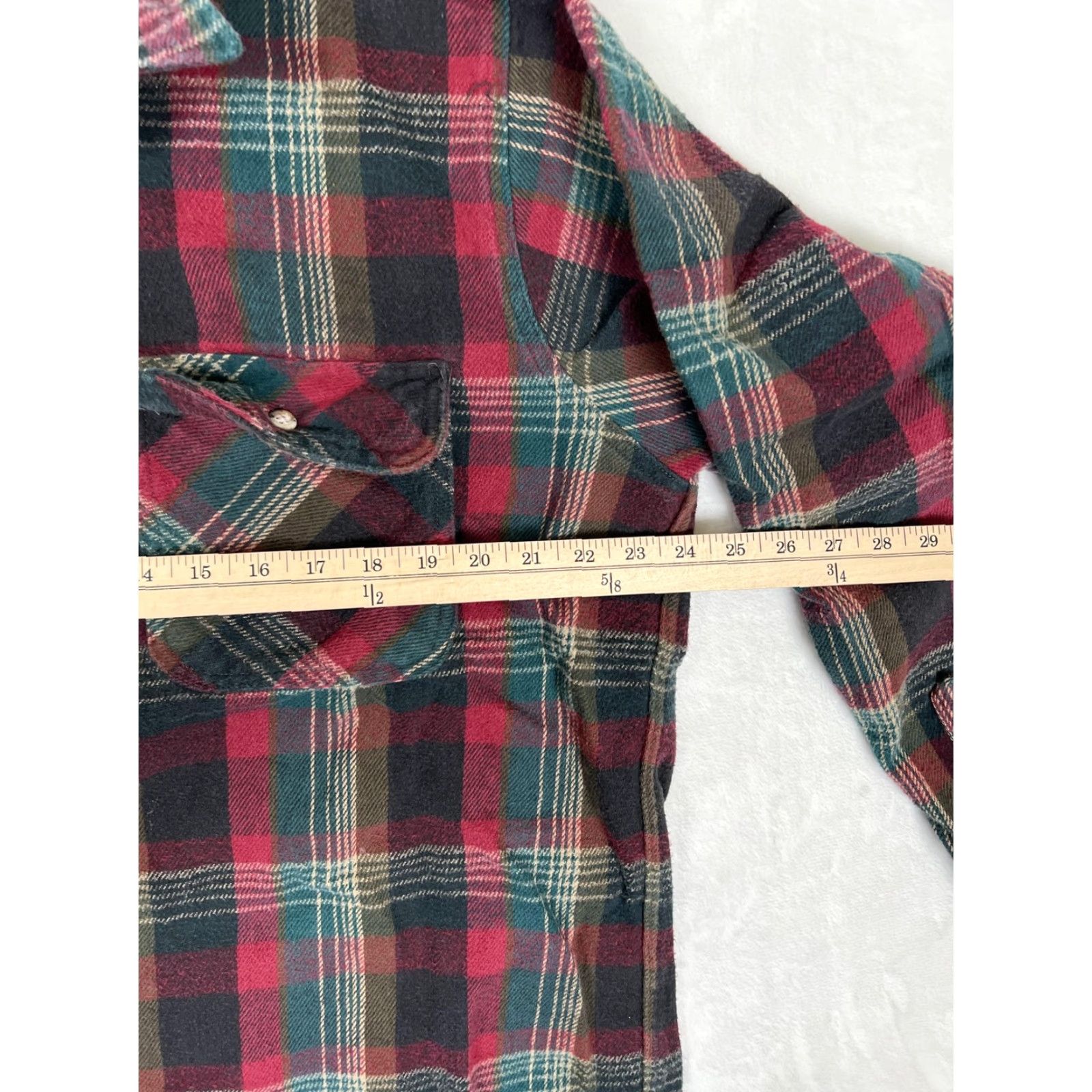 Vintage VINTAGE Field & Stream Shirt Mens XL Red Plaid Flannel Lined Long Sleeve Button Up Size US XL / EU 56 / 4 - 5 Thumbnail