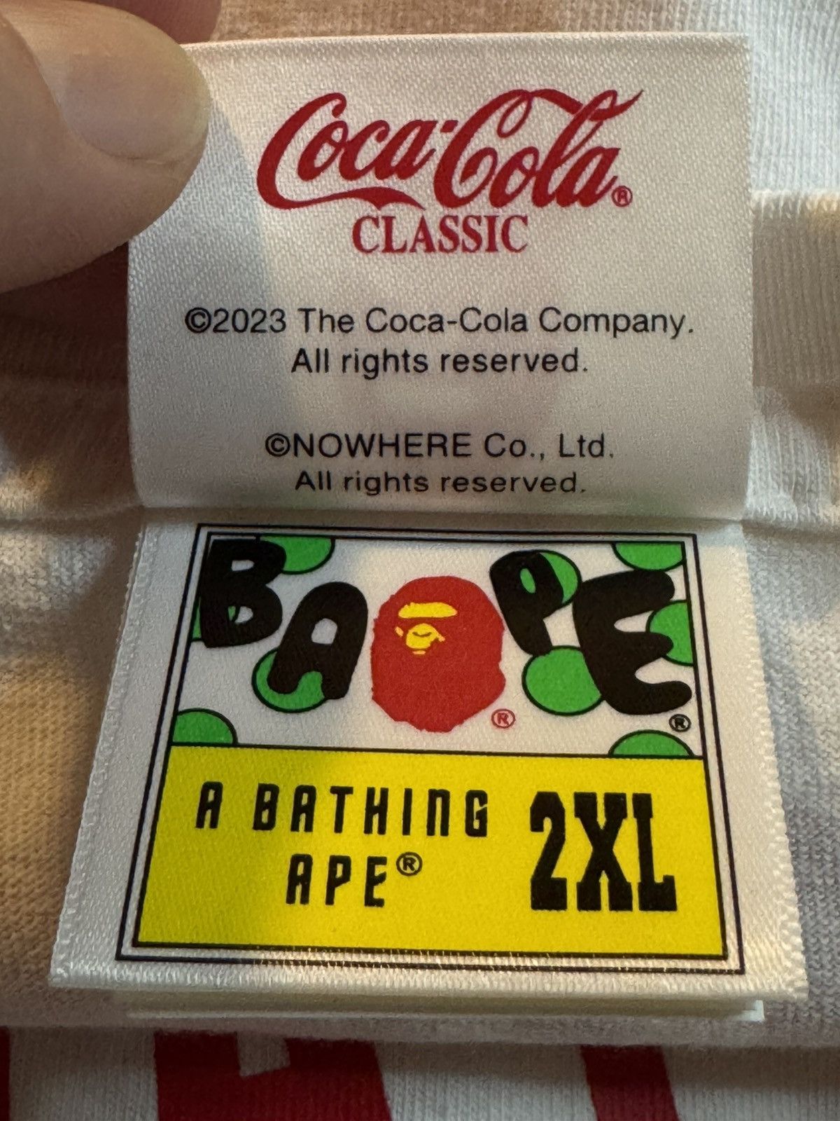 Bape × Coca Cola Bape x Baby Milo x Coca Cola XXL Tee Size US XXL / EU 58 / 5 - 7 Thumbnail