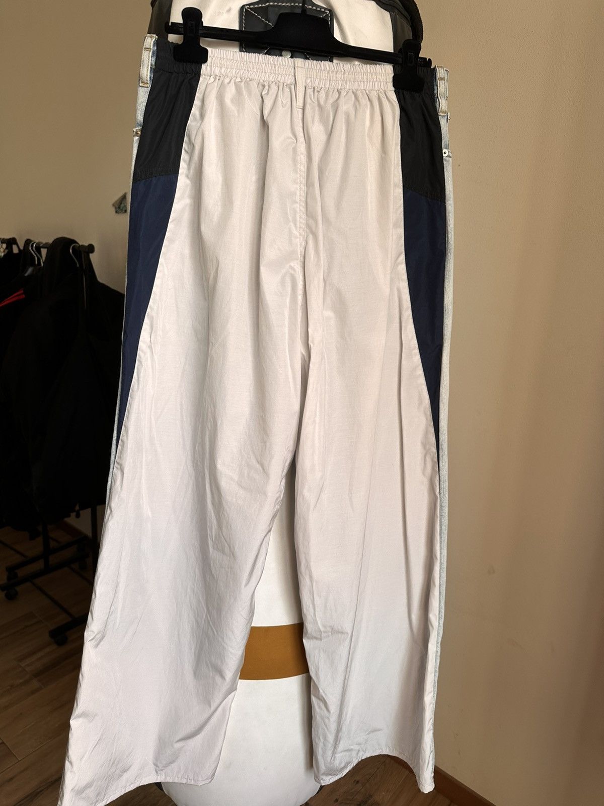 Balenciaga FW24 Denim Tracksuit hybrid pants Size US 31 - 5 Thumbnail