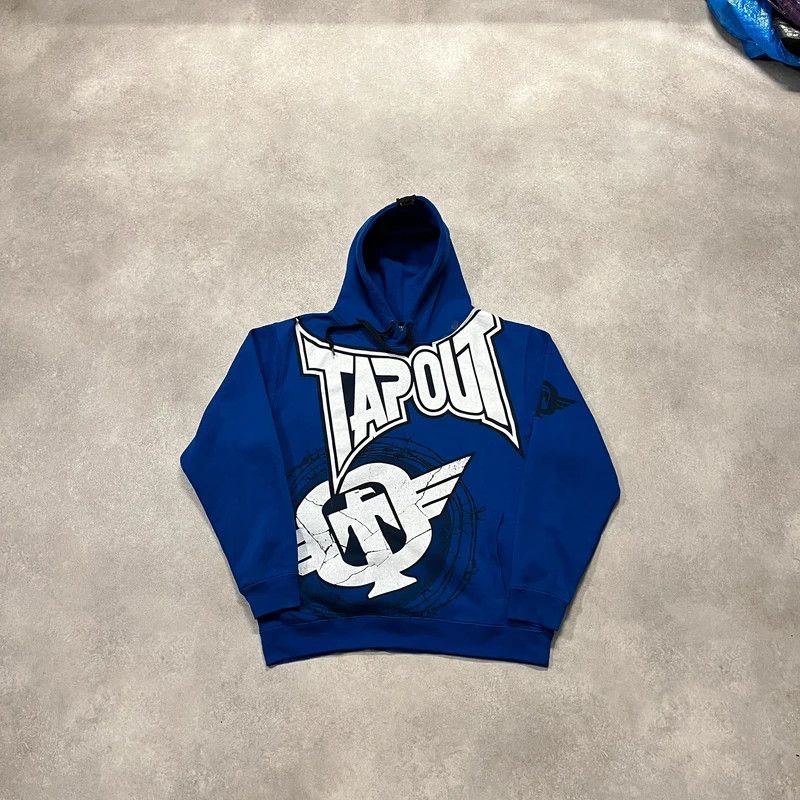 Tapout Vintage Tapout Big Logo Spellout Hoodie Rap Y2K Trendy Baggy Size US XXL / EU 58 / 5 - 1 Thumbnail