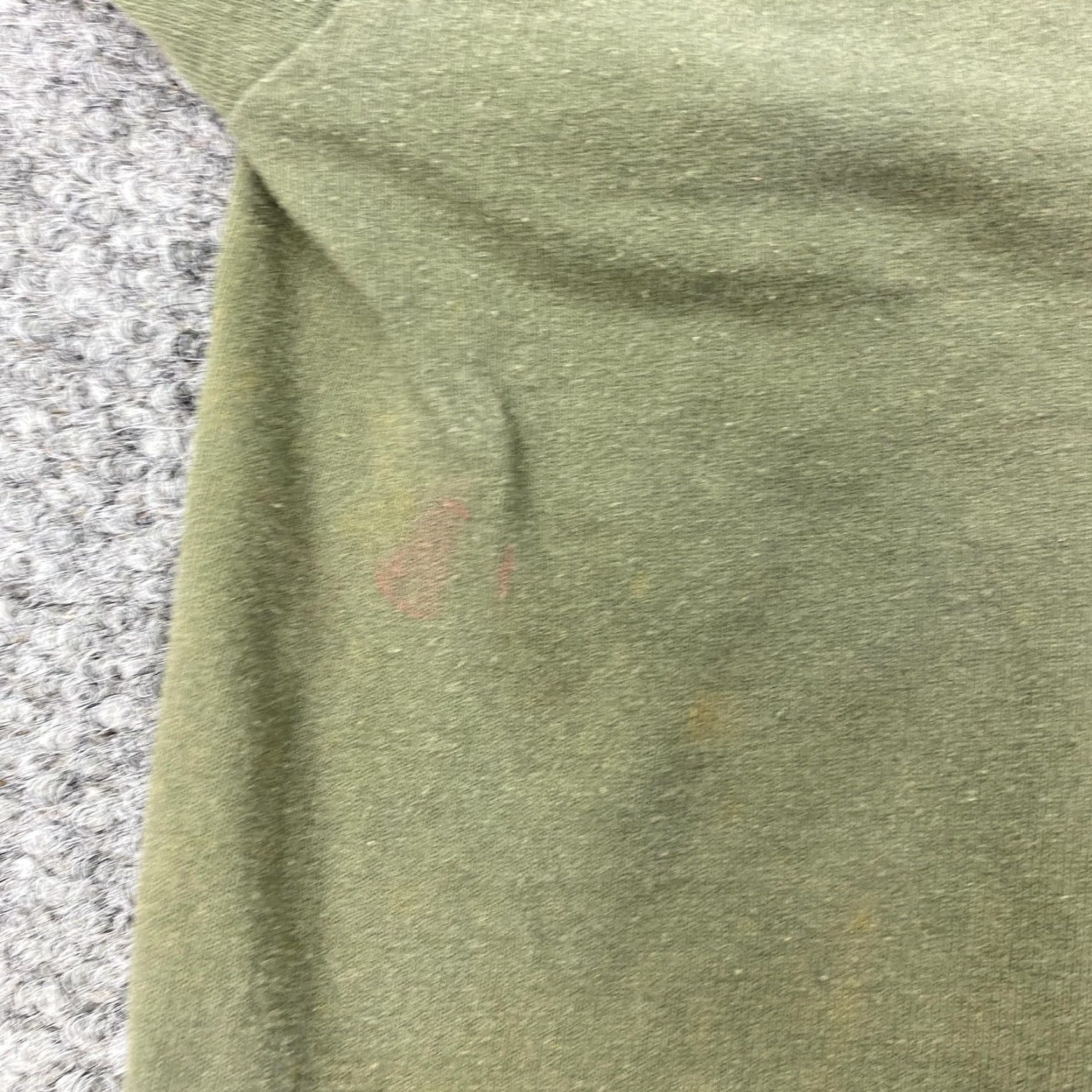 Fruit Of The Loom VINTAGE United States Army Ft Benning Shirt Mens XL Distressed 90s Cotton Graphic Print Crew Neck Short Sleeve Military Patriotic Man Clothing Size US XL / EU 56 / 4 - 5 Thumbnail