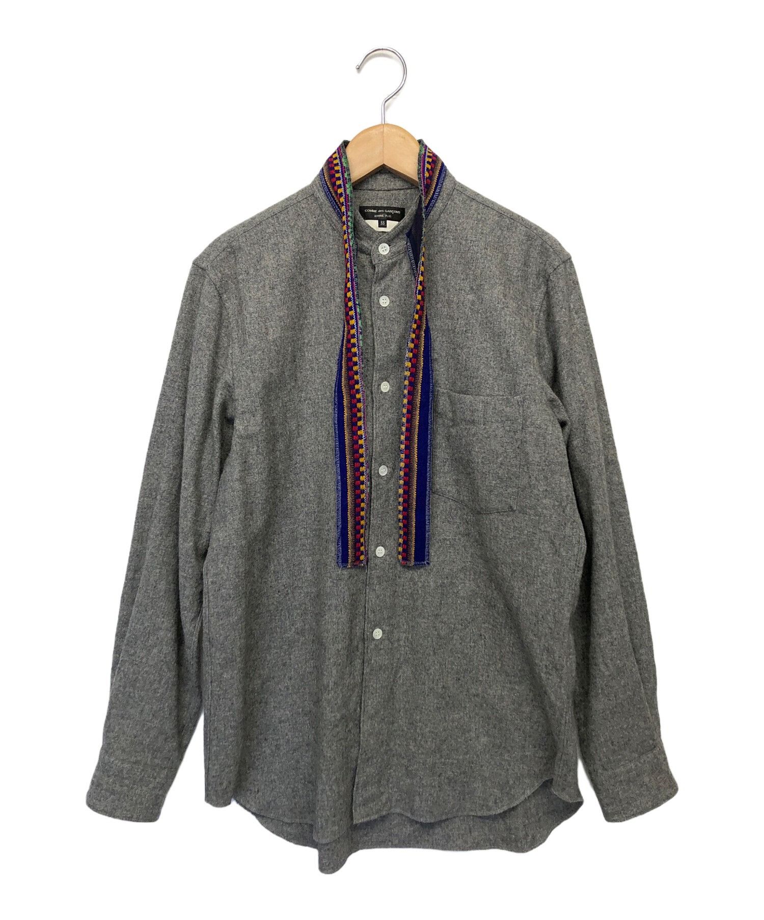 Comme des Garcons Homme Band Collar Shirt Size US S / EU 44-46 / 1 - 1 Thumbnail