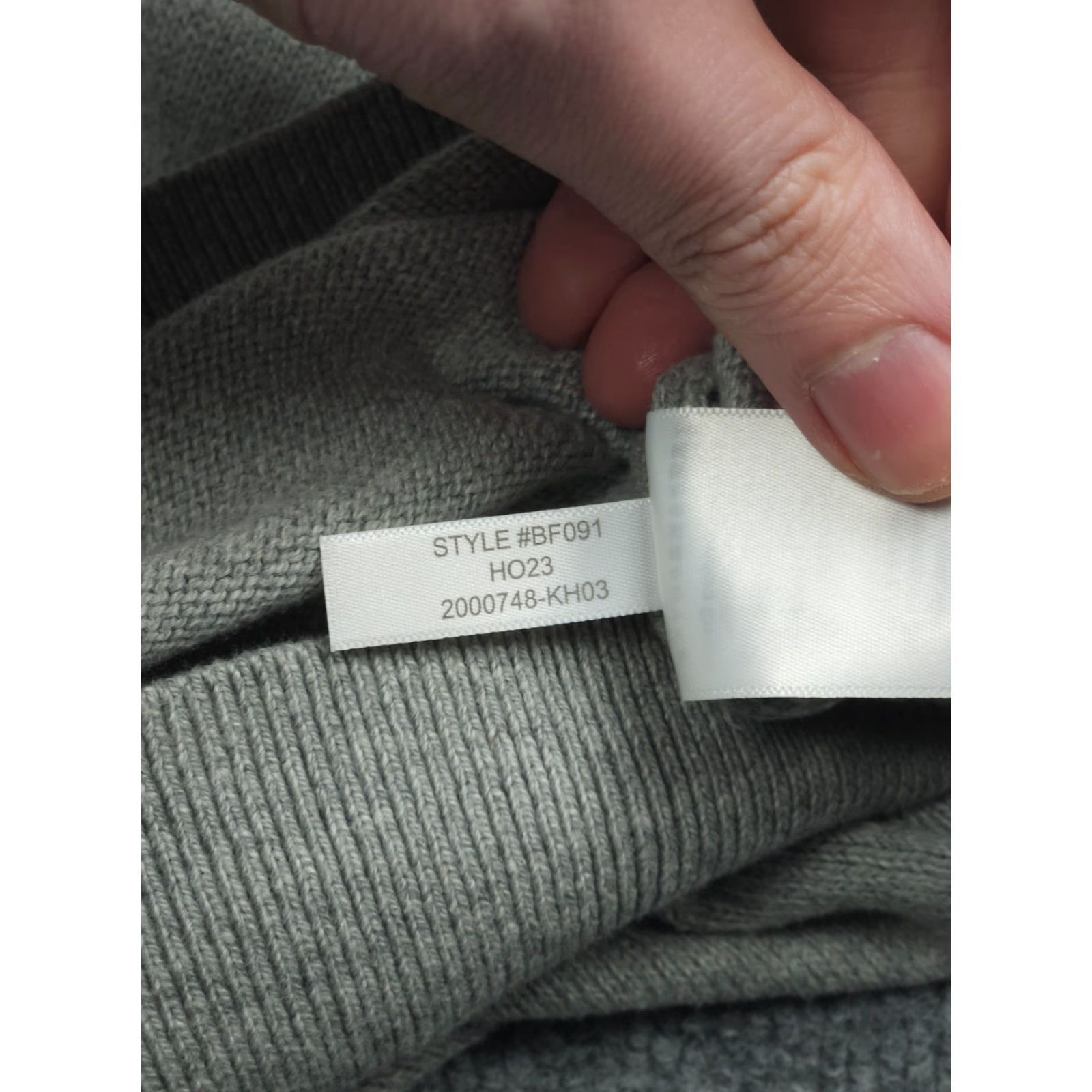 J.Crew J.CREW Sweater 1/4 Zip Men XL Gray 100% Cotton Super Soft EUC Pullover Mock Neck Casual Outdoor Preppy Knit Zipper Size US XL / EU 56 / 4 - 7 Thumbnail