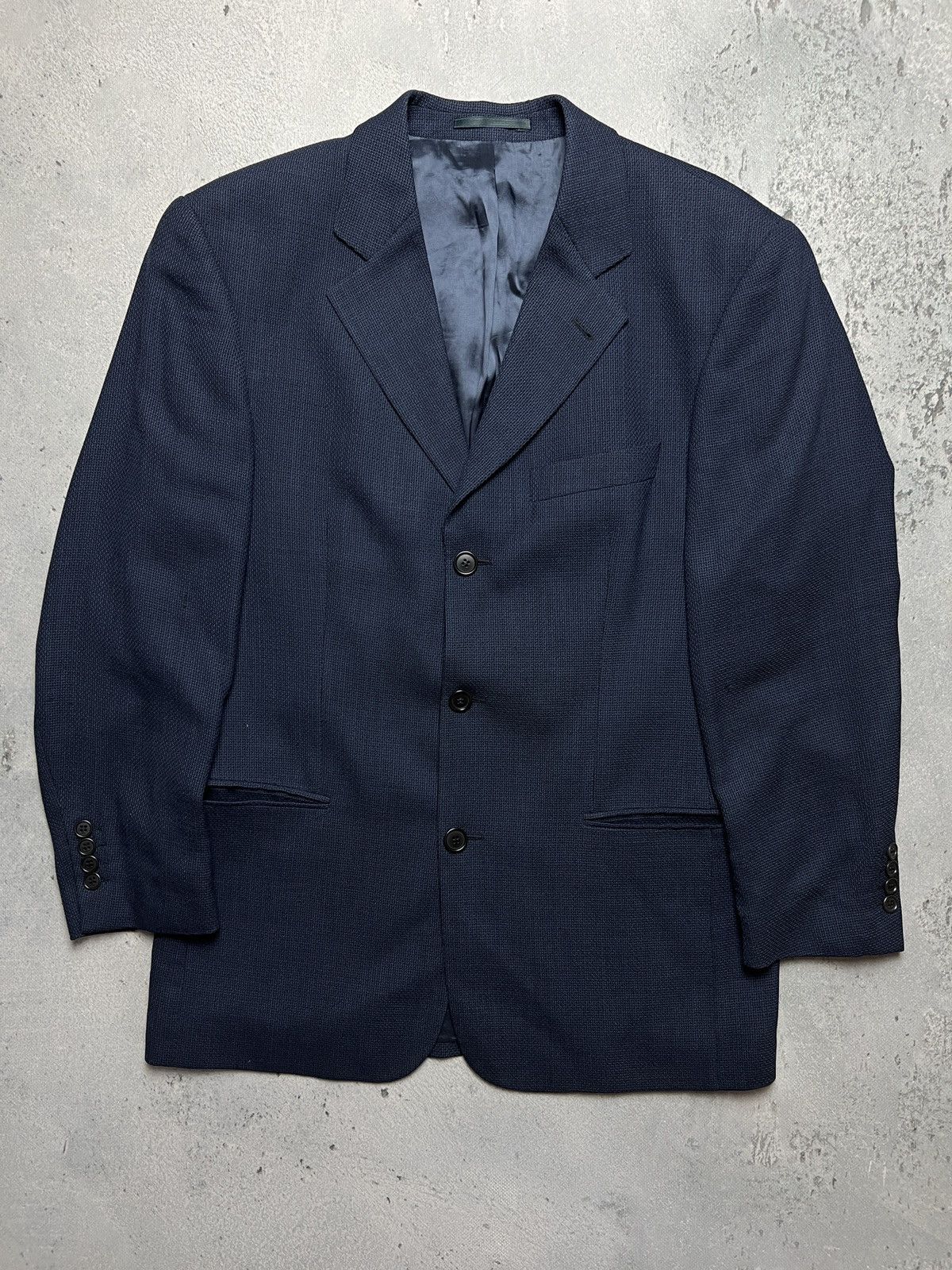 Hugo Boss Hugo Boss x Loro Piana vtg Wool Blazer Super Twister 110’s Size 48R - 1 Thumbnail
