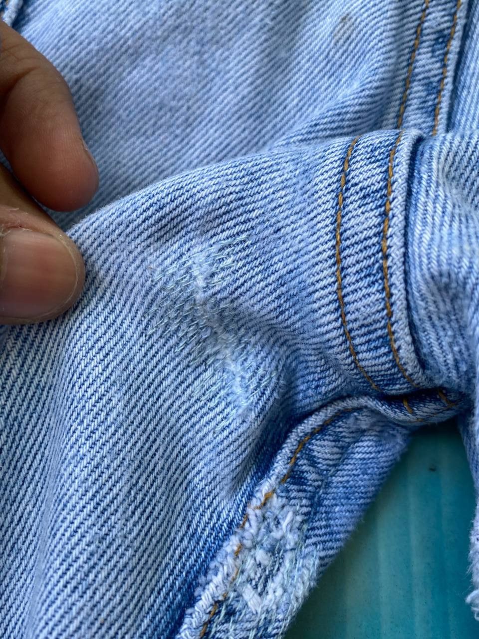 Levi's × Levi's Vintage Clothing × Vintage Rare Vintage Levis Lace Up Jeans Size US 29 - 11 Thumbnail