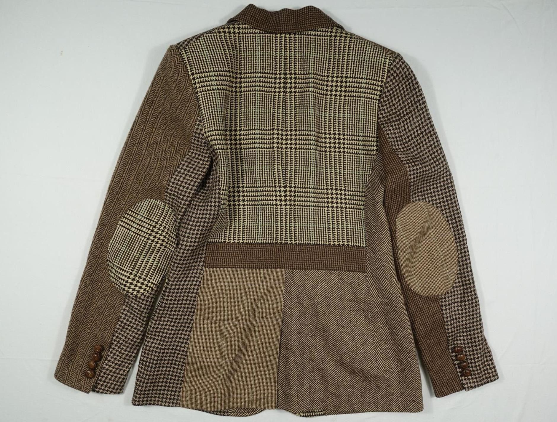 Polo Ralph Lauren Polo Ralph Lauren Blazer Jacket Coat Herringbone Patchwork 4 Size S / US 4 / IT 40 - 2 Thumbnail