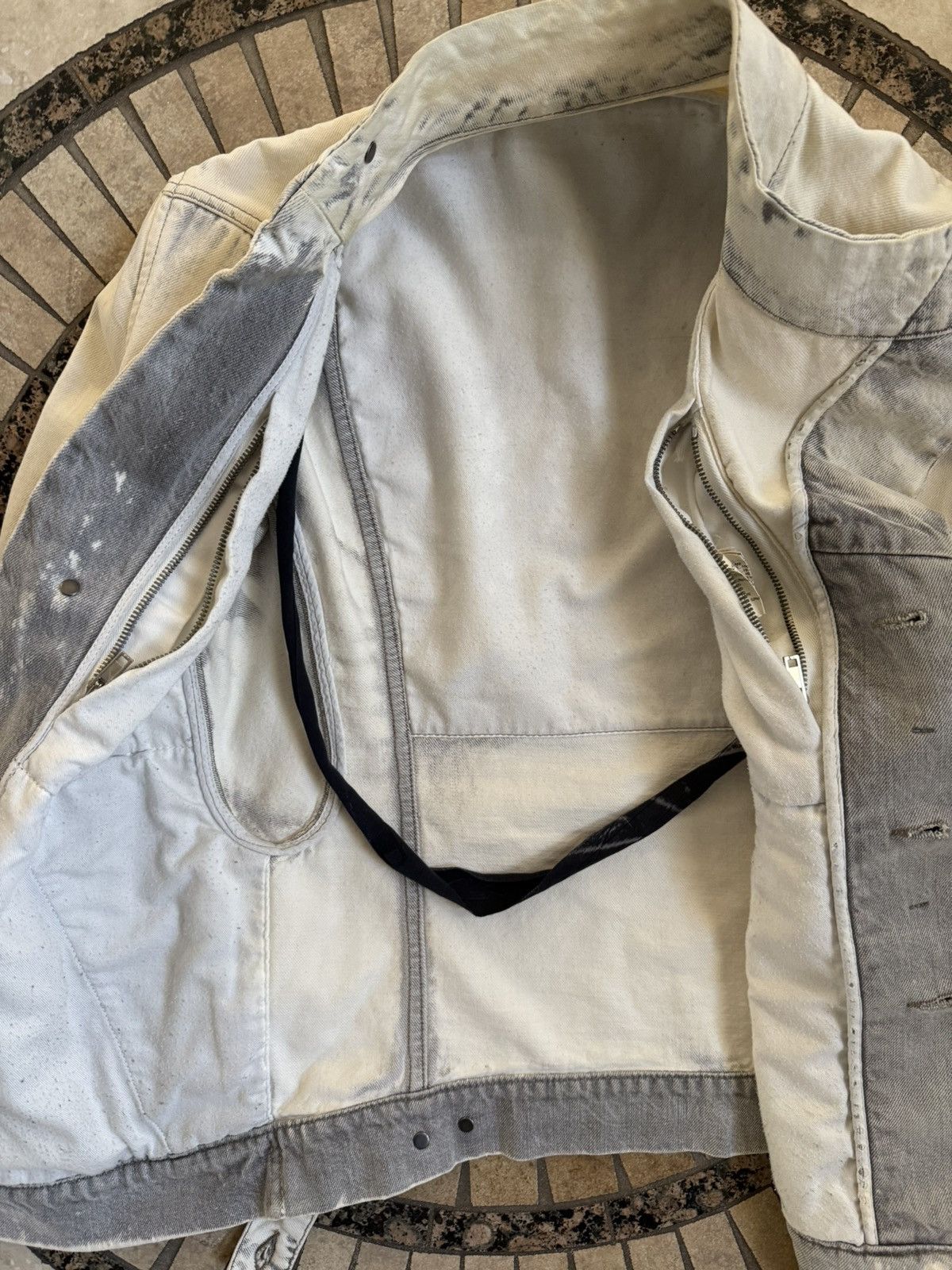 Rick Owens × Rick Owens Drkshdw 2010’s Rick Owens DRKSHDW Slave Denim Jacket Size US XS / EU 42 / 0 - 3 Thumbnail