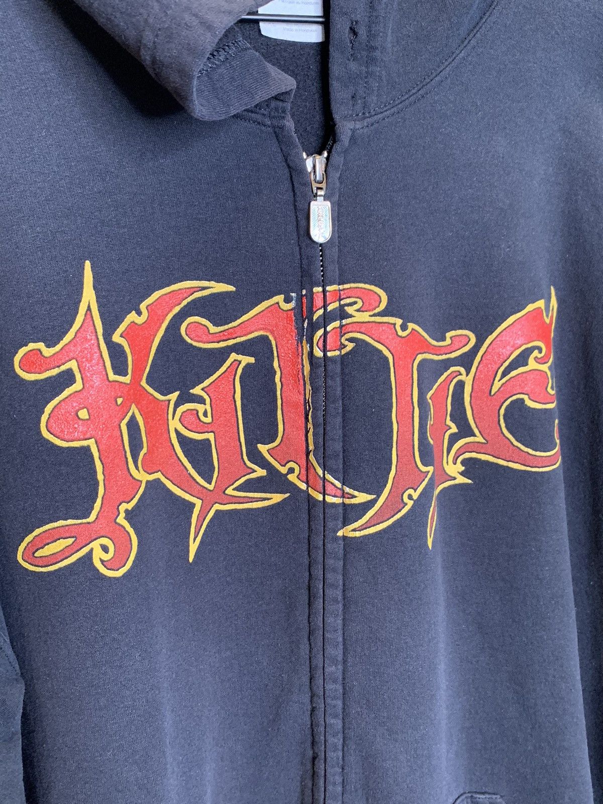 Band Tees *RARE* Vintage Kittie Band Zip-Up Tour Hoodie Size US XL / EU 56 / 4 - 3 Thumbnail