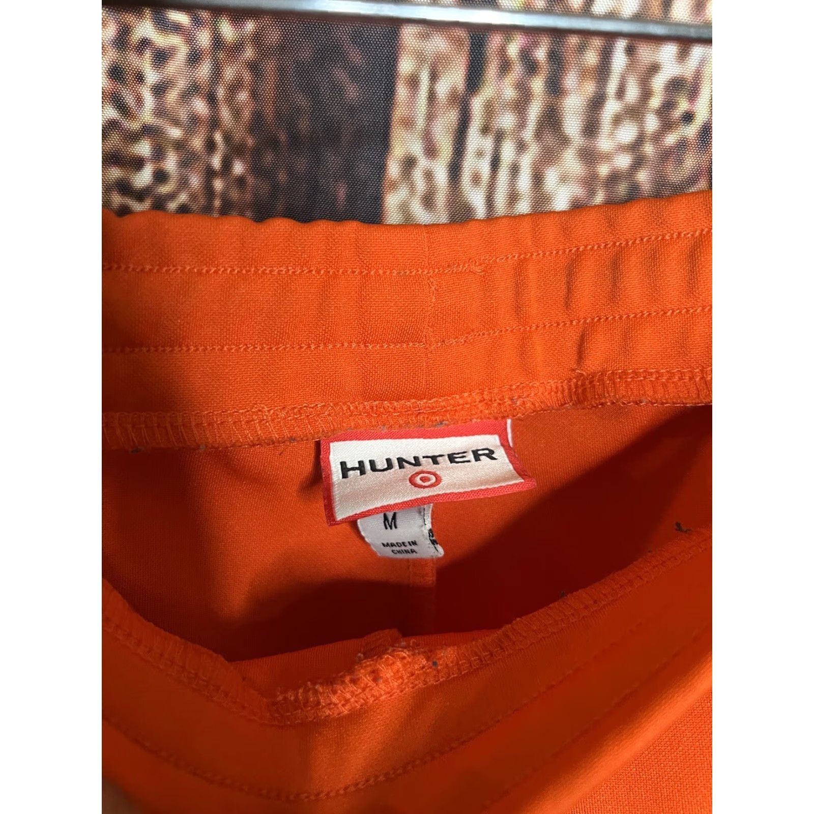 Hunter Hunter Target Pants Women Adult Medium Orange Drawstring Track Pants Athletic Activewear M Orange Women Mens? Size 32" / US 10 / IT 46 - 3 Thumbnail