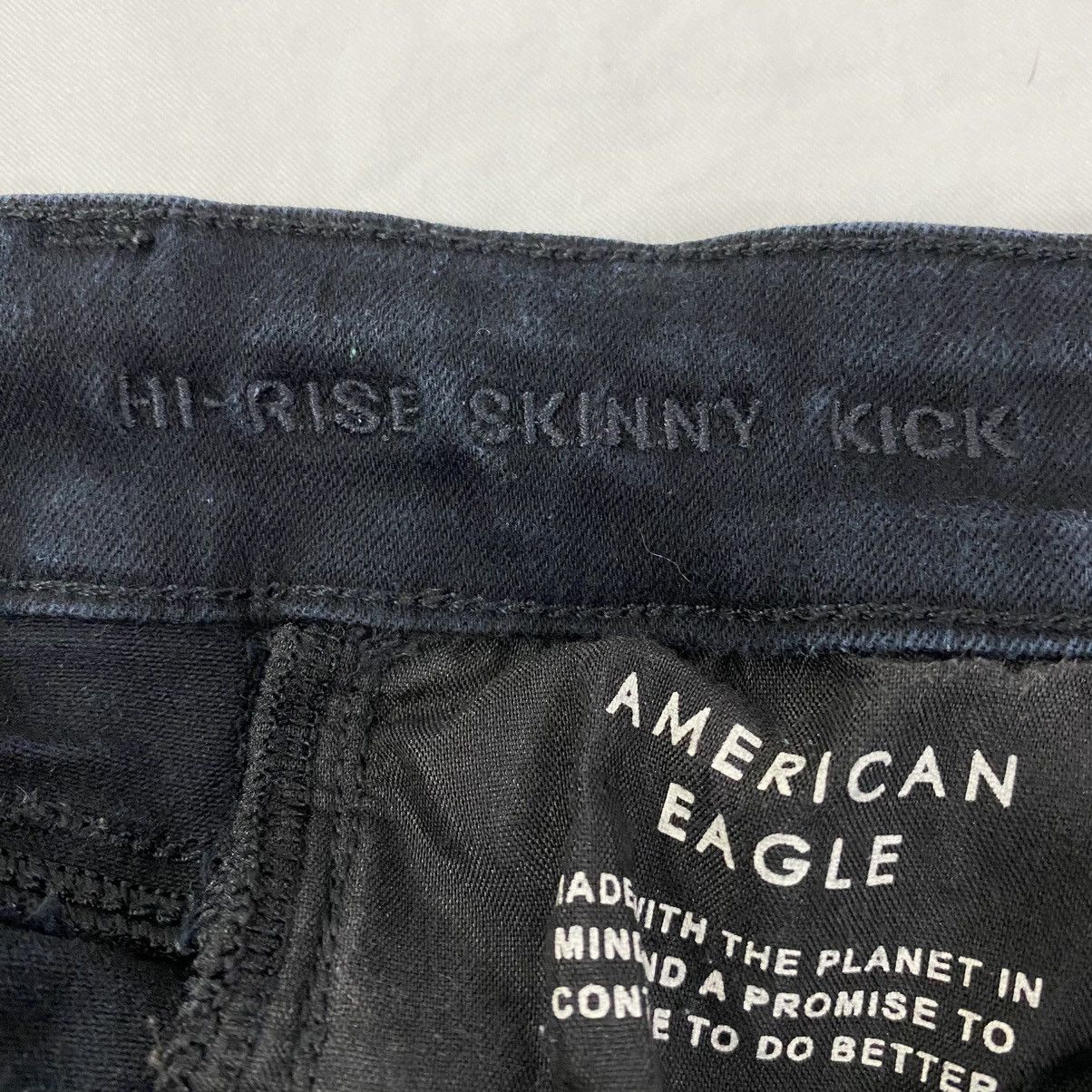 American Eagle Outfitters American Eagle Jeans Women's Black Sz 4 Stretch EUC Size 27" / US 4 / IT 40 - 9 Thumbnail