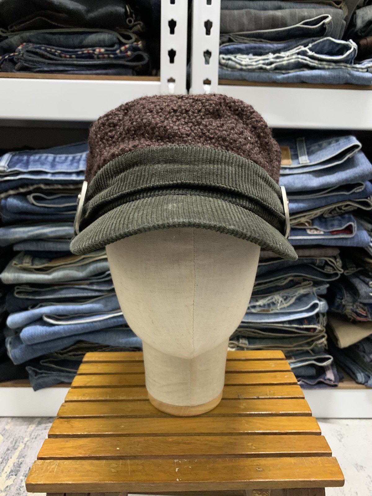 If Six Was Nine Japanese Brand Bondage Corduroy Hat ifsix Style Size ONE SIZE - 2 Thumbnail