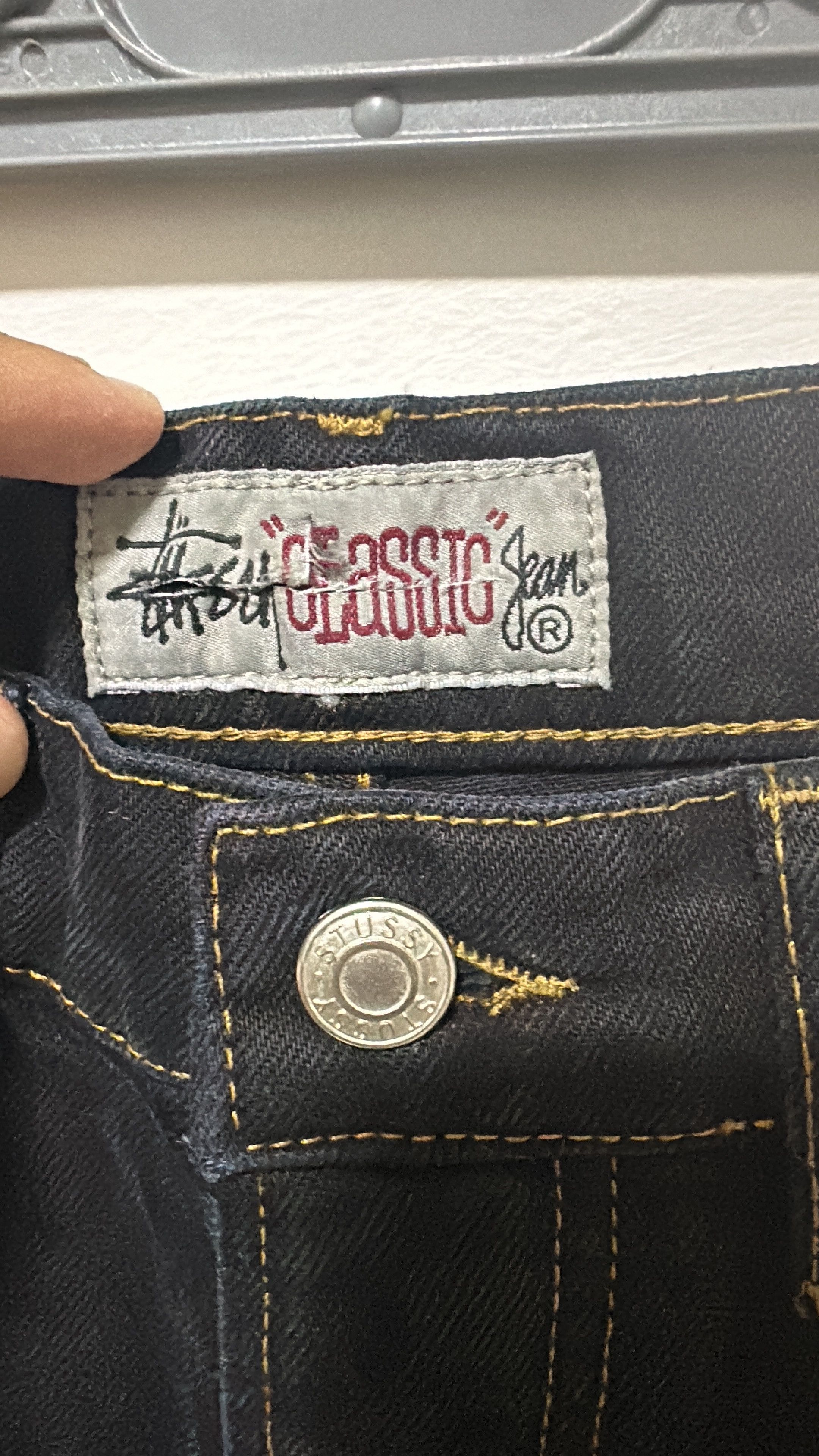 Stussy Stussy Classic Jean Washed Black Size 28 Size US 28 / EU 44 - 5 Thumbnail
