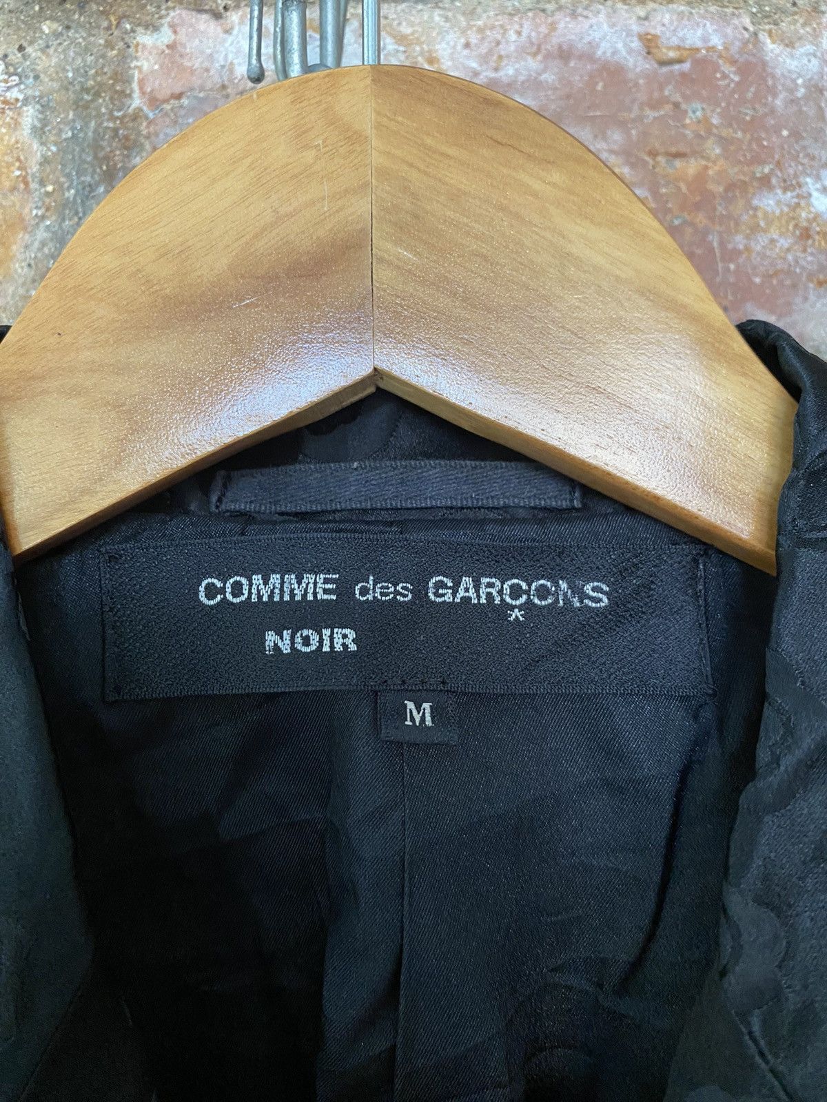 Comme des Garcons SS1991 SILK CDG NOIR chinese manuscript hologram symbol Size M / US 6-8 / IT 42-44 - 17 Thumbnail
