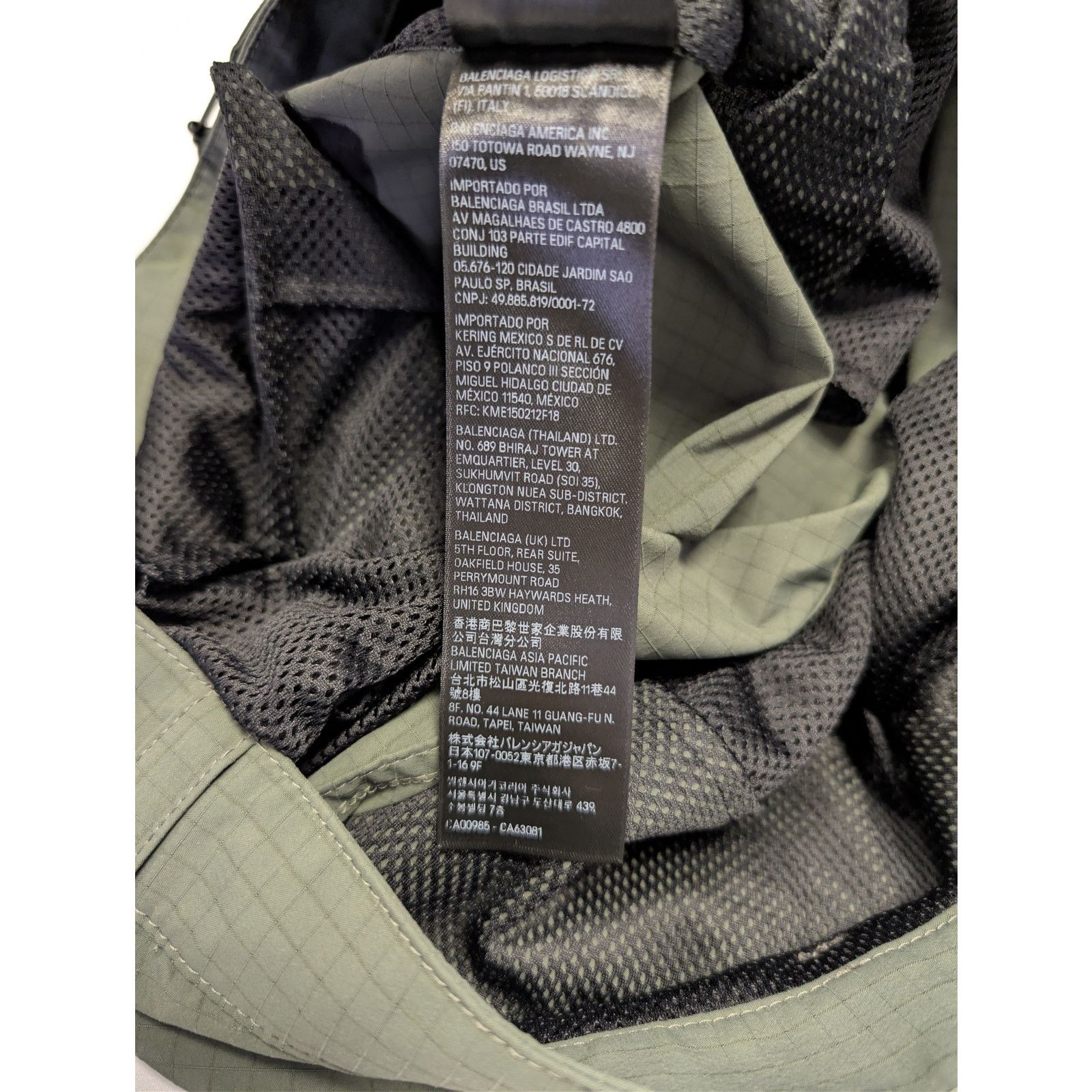 Balenciaga o1rshd1 Light Cargo Pants in Green Size US 30 / EU 46 - 21 Thumbnail