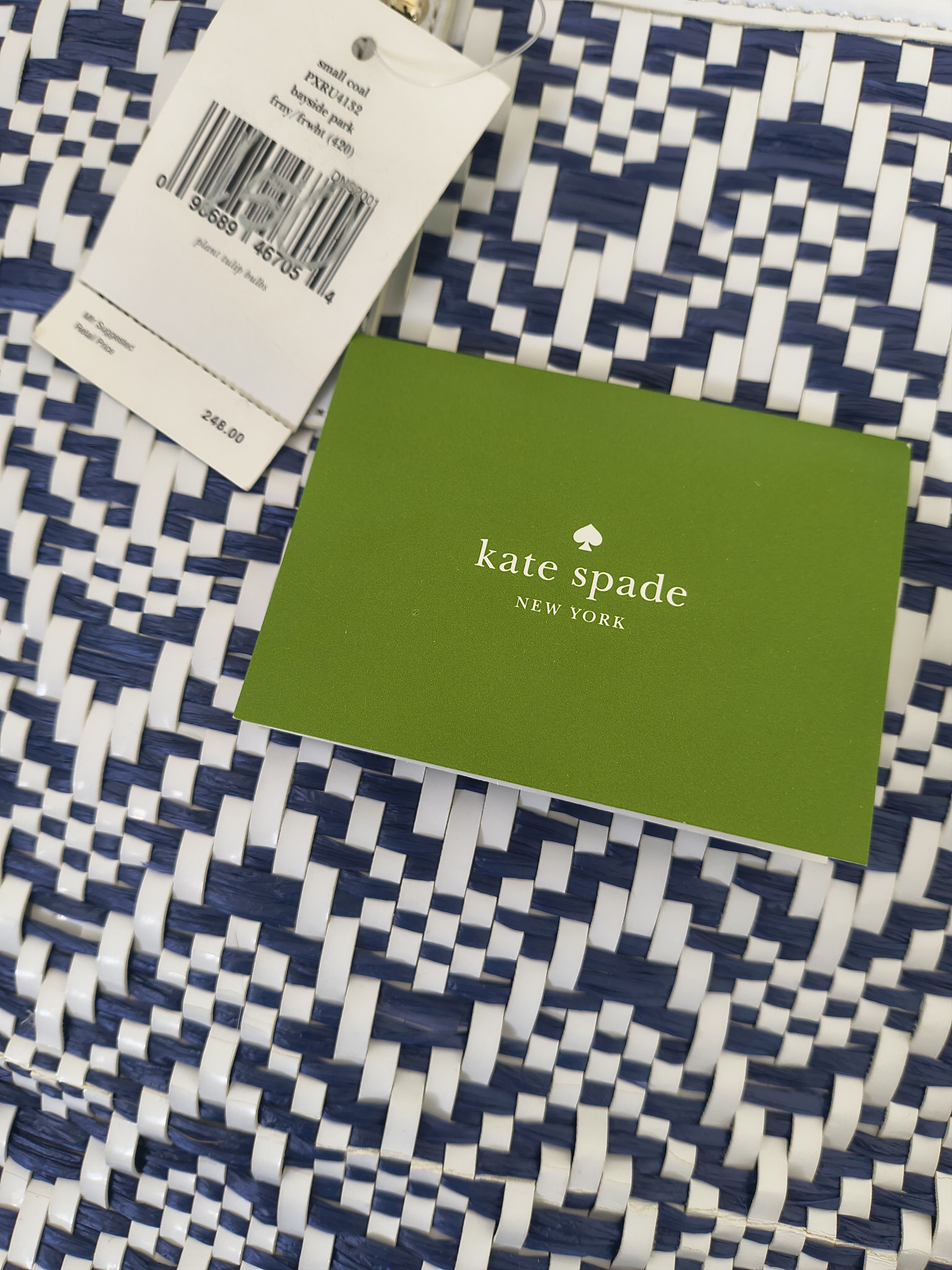 Kate Spade Kate Spade New York Bayside Park Navy & White Tote Size ONE SIZE - 8 Thumbnail