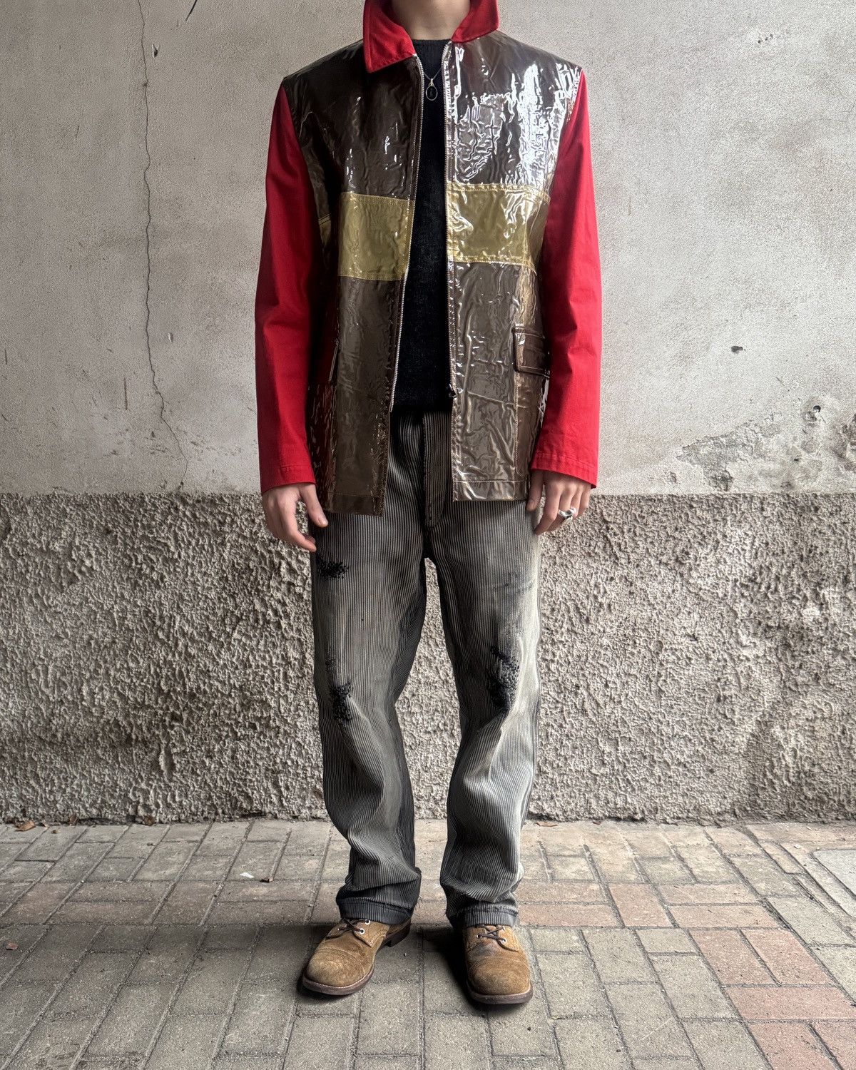 Comme des Garcons Homme Plus Comme des Garçons Homme Plus SS 1996 Vinyl PVC 3M Jacket Size US M / EU 48-50 / 2 - 10 Thumbnail