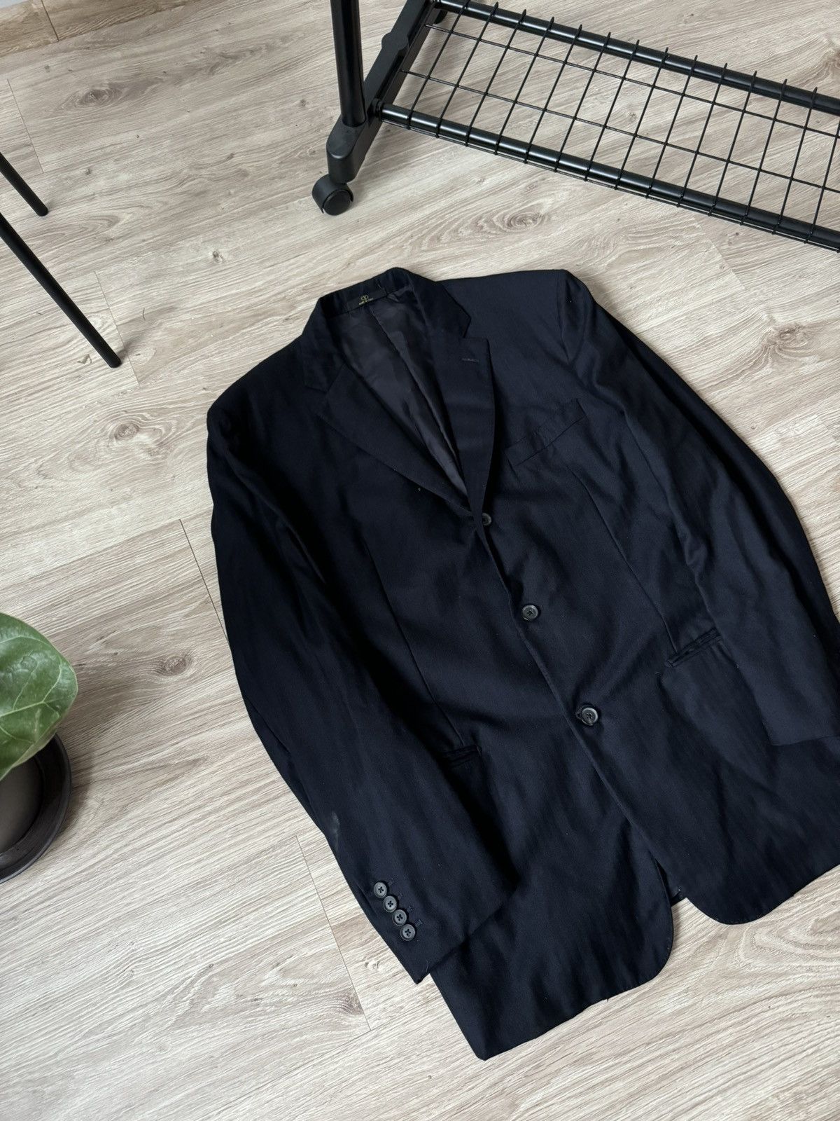 Valentino Vintage Valentino Tailoring Wool Blazer Made In Italy Size 52R - 2 Thumbnail