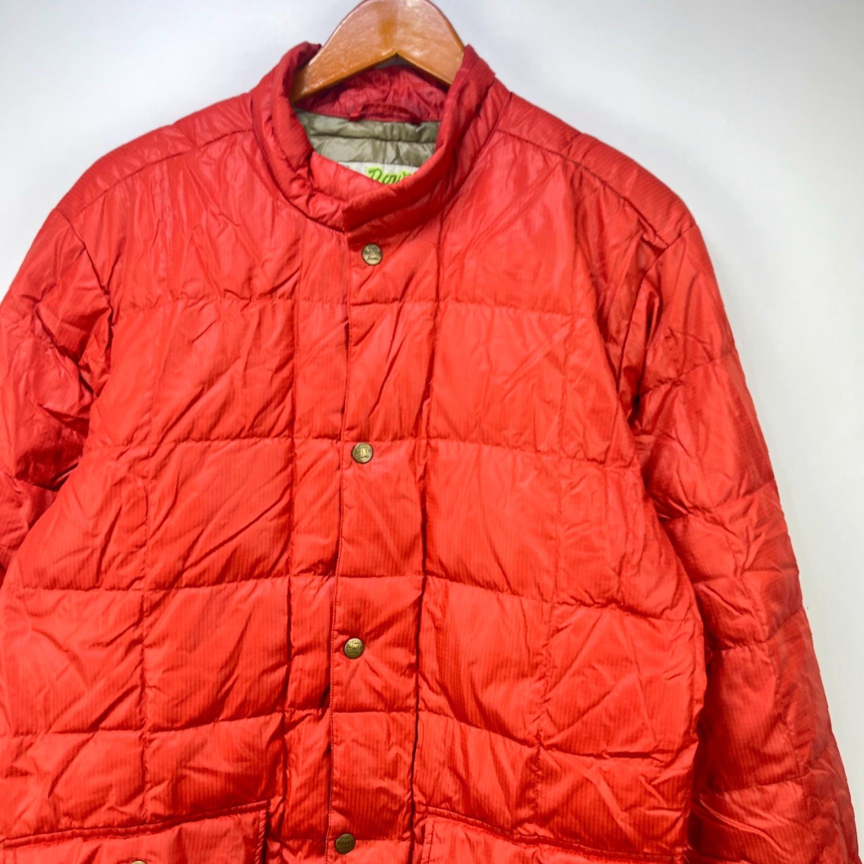 Eddie Bauer VINTAGE Eddie Bauer Puffer Jacket Large Men Goose Down Nylon Orange 90s Streetwear Down Insulation Casual Winter Jacket Size US L / EU 52-54 / 3 - 2 Thumbnail