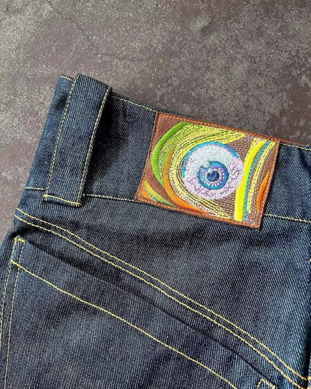 Japanese Brand × Vintage punk printed jeans Size US 36 / EU 52 - 2 Thumbnail