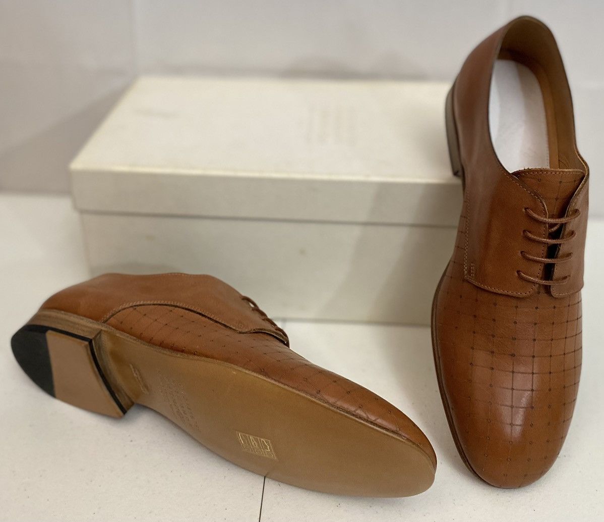 Maison Margiela Maison Margiela 22 🇮🇹 Brown veg tan laser matrix derby 8 New Size US 8 / EU 41 - 13 Thumbnail